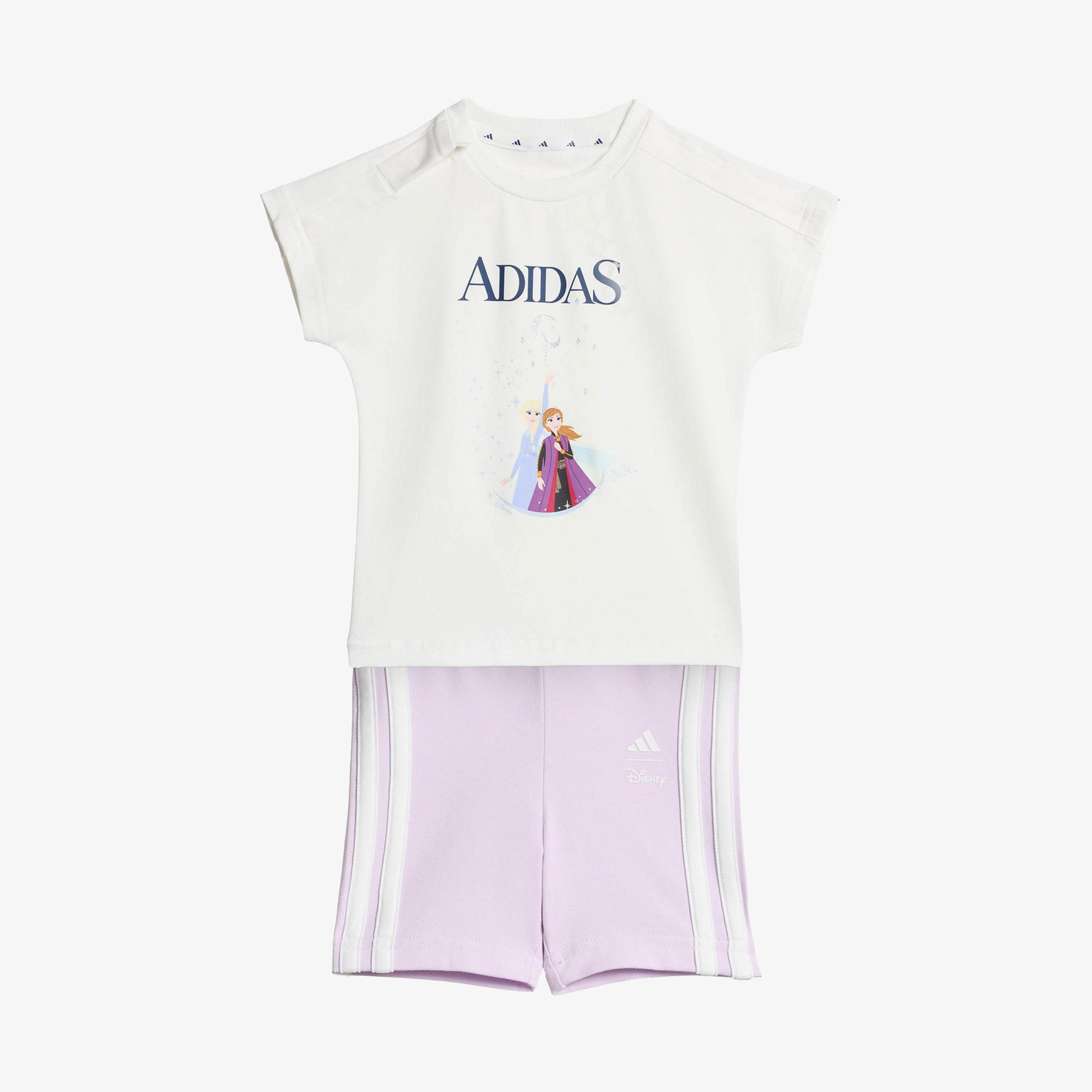 adidas Disney Frozen Çocuk Beyaz Eşofman Takımı