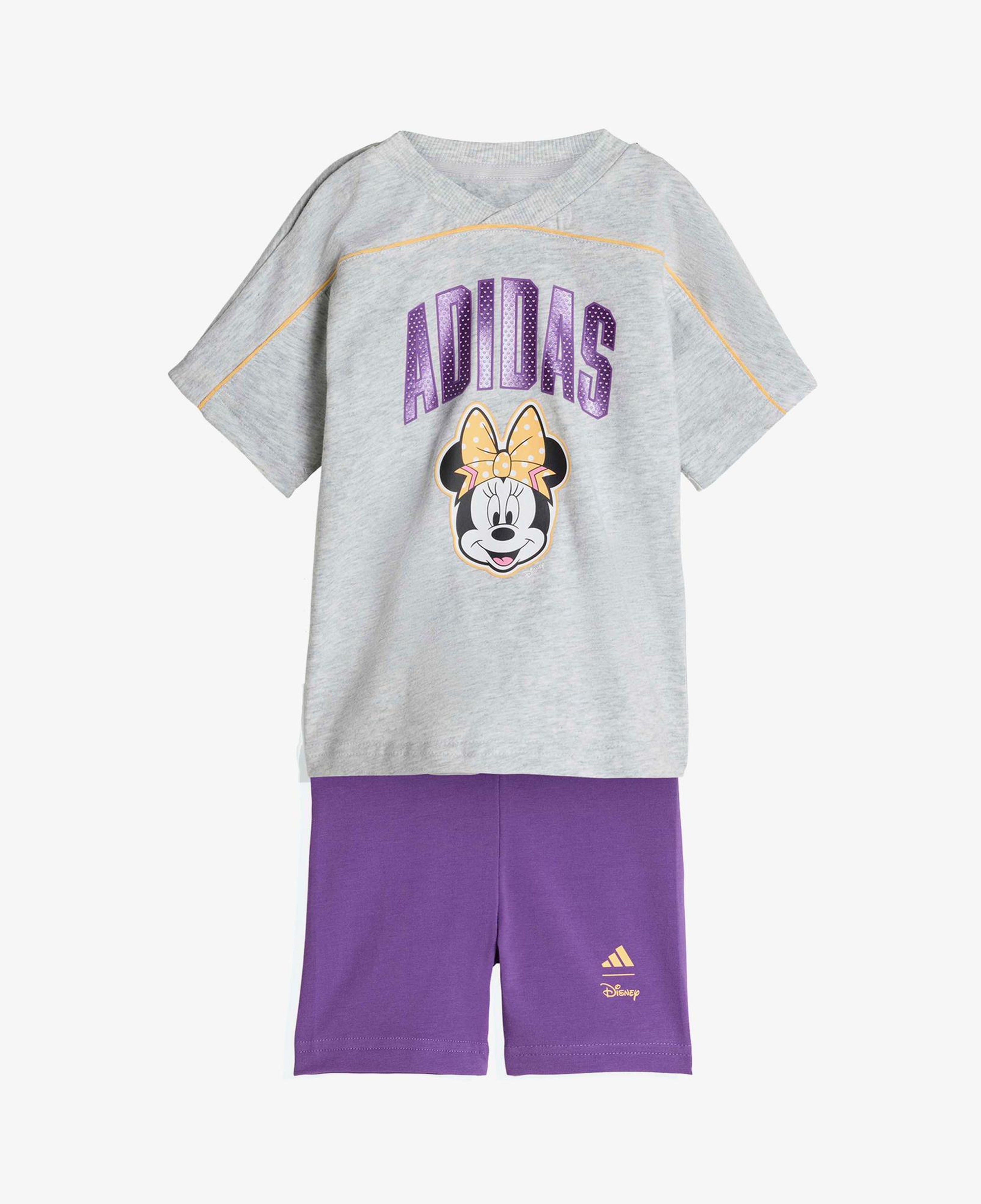 adidas Disney Minnie Mouse Set Bebek Gri Şort Takım