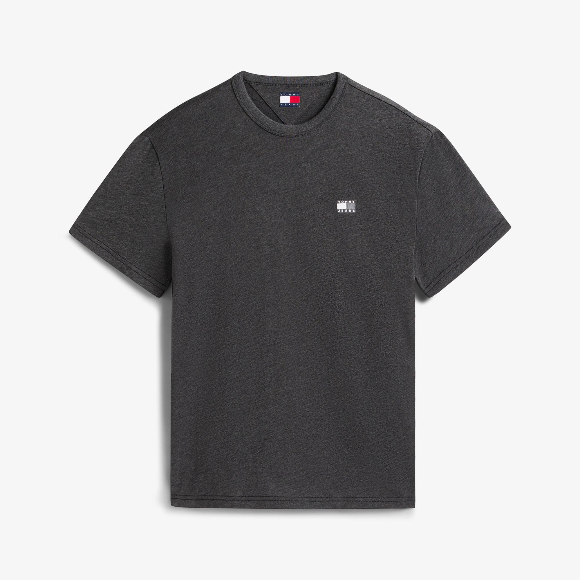 Tommy Hilfiger Regular Badge Erkek Siyah T-Shirt