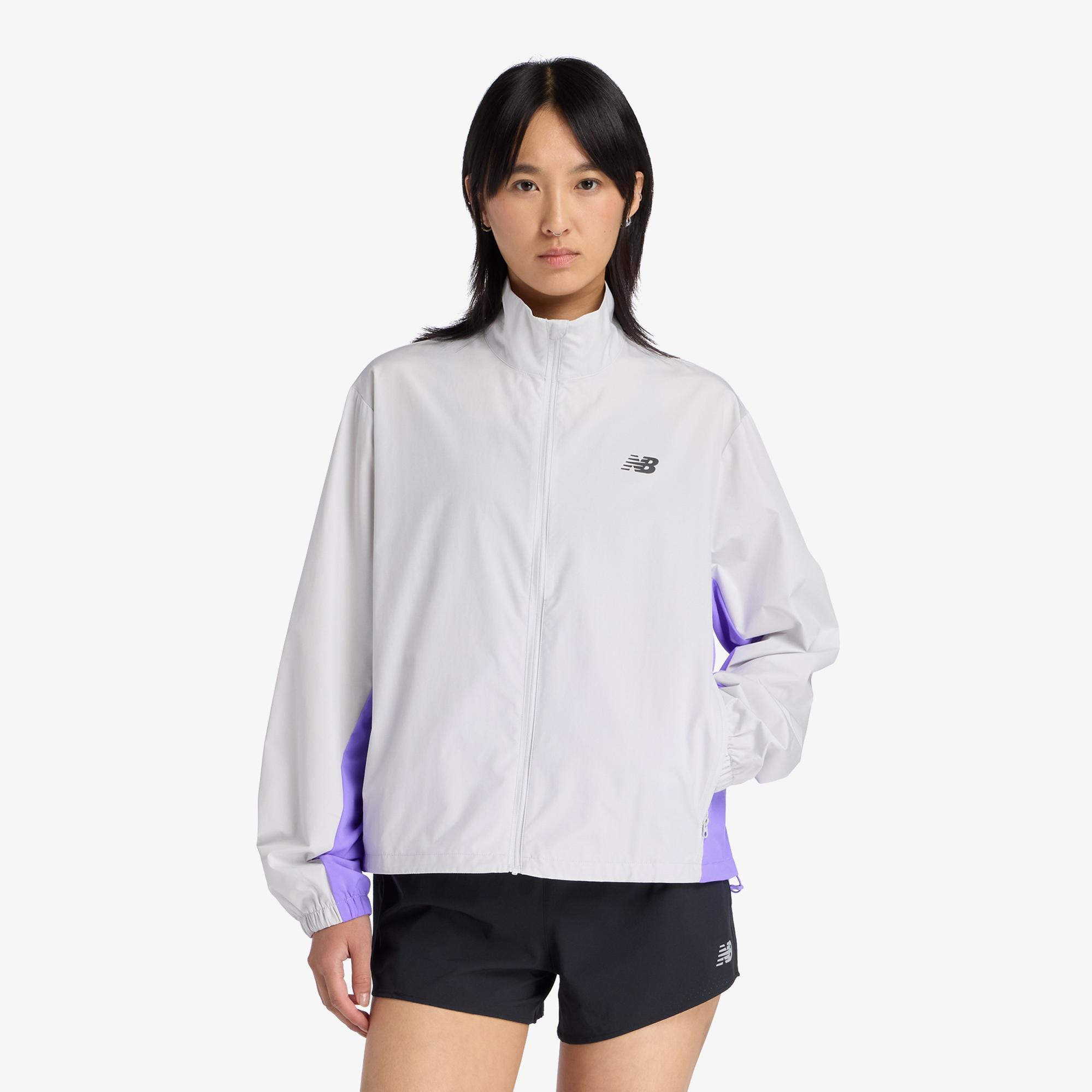 New Balance Fast Days Kadın Gri Ceket