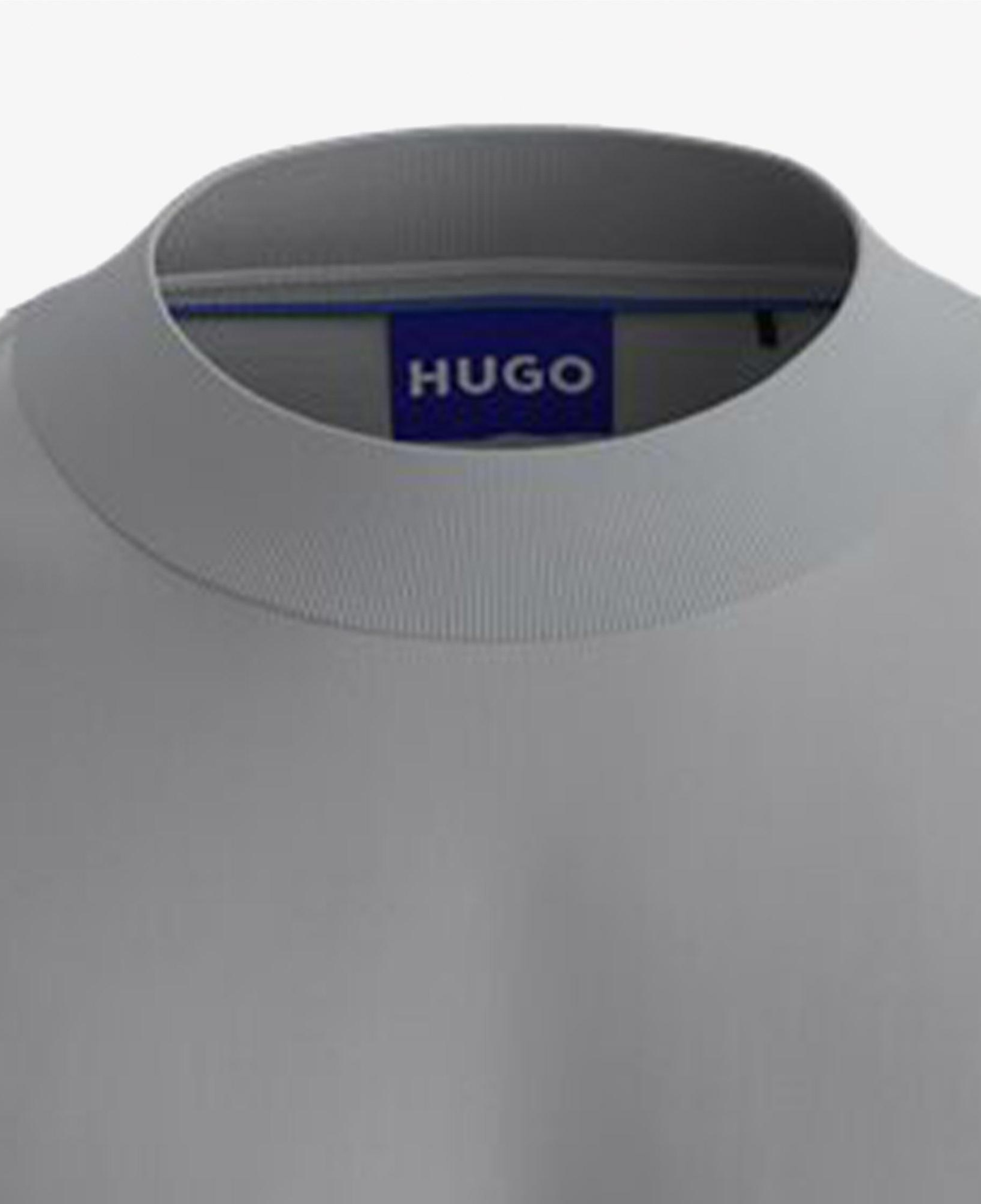 Hugo Boss Logo Patch Erkek Gri T-Shirt