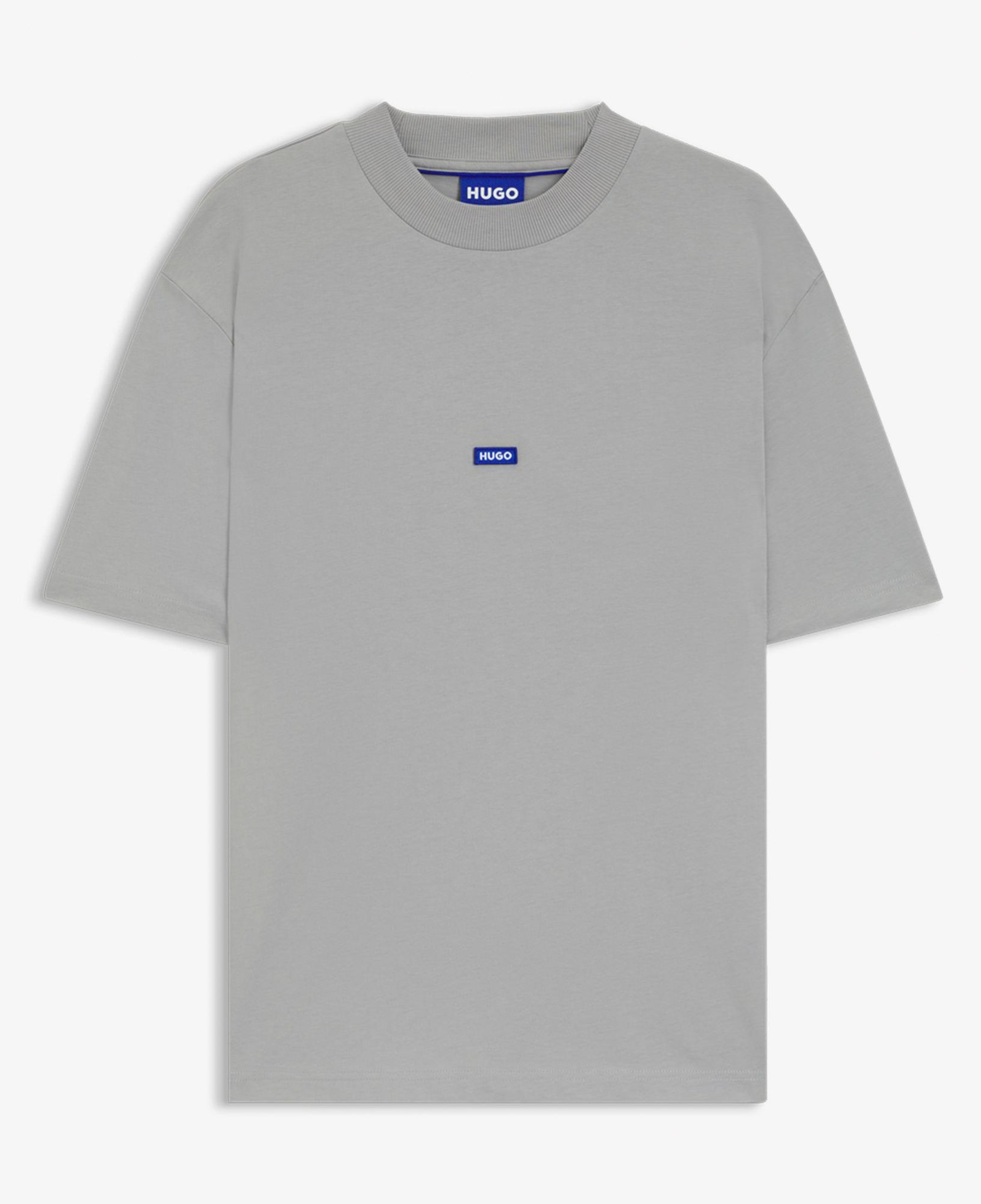 Hugo Boss Logo Patch Erkek Gri T-Shirt