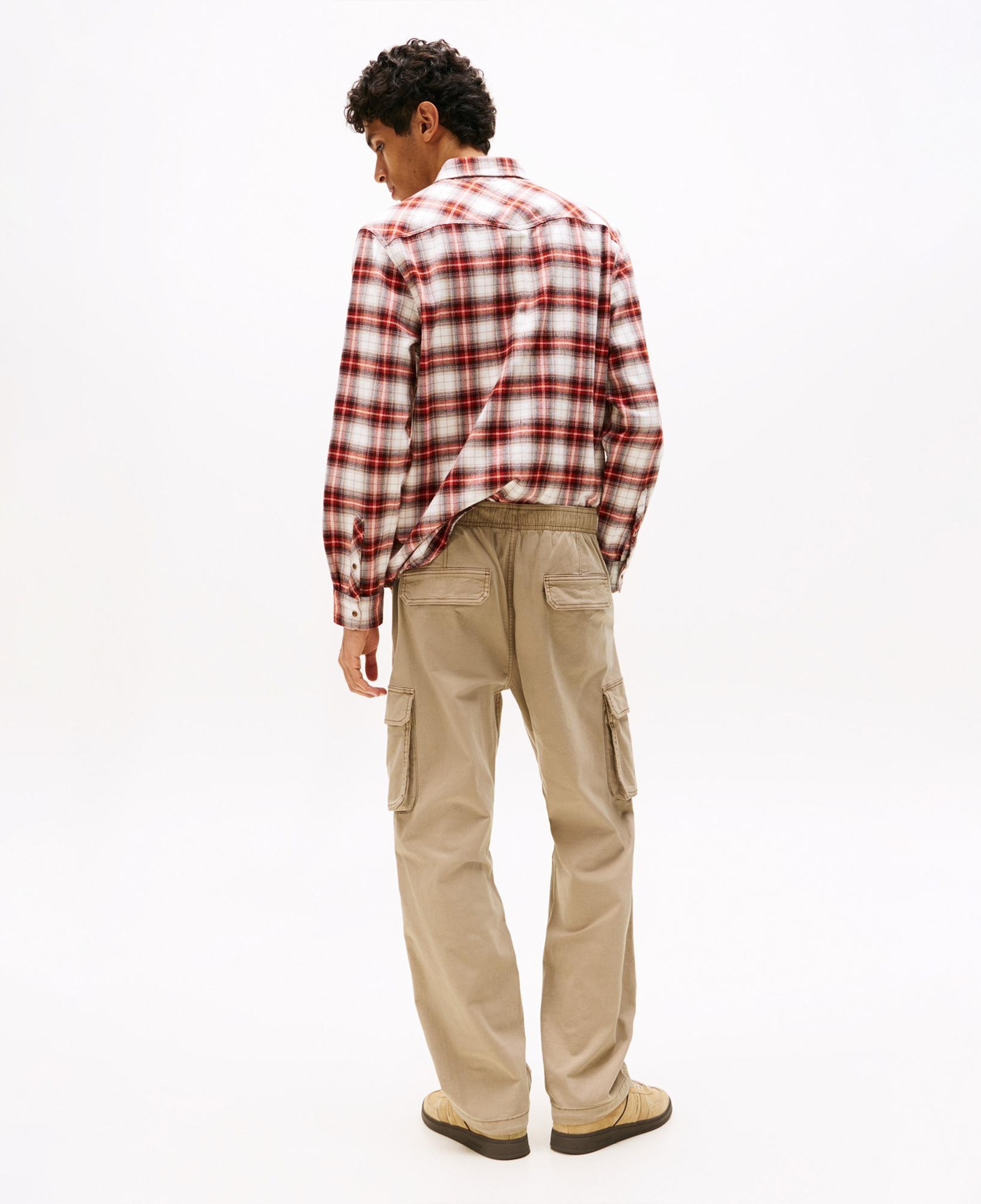 Tommy Hilfiger Otis H-Bone Kargo Erkek Kahverengi Pantolon