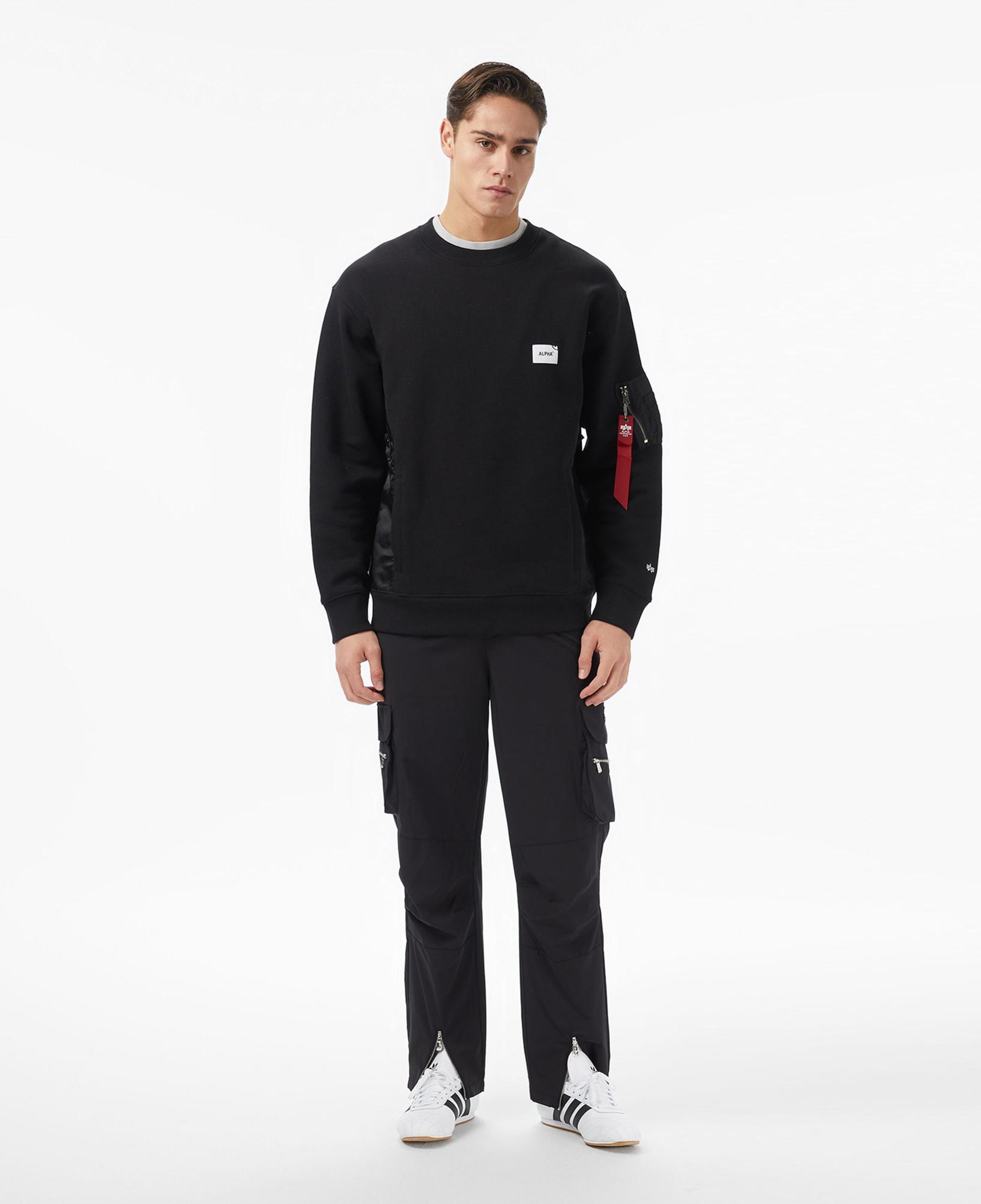 Alpha Industries Military Erkek Siyah Sweatshirt