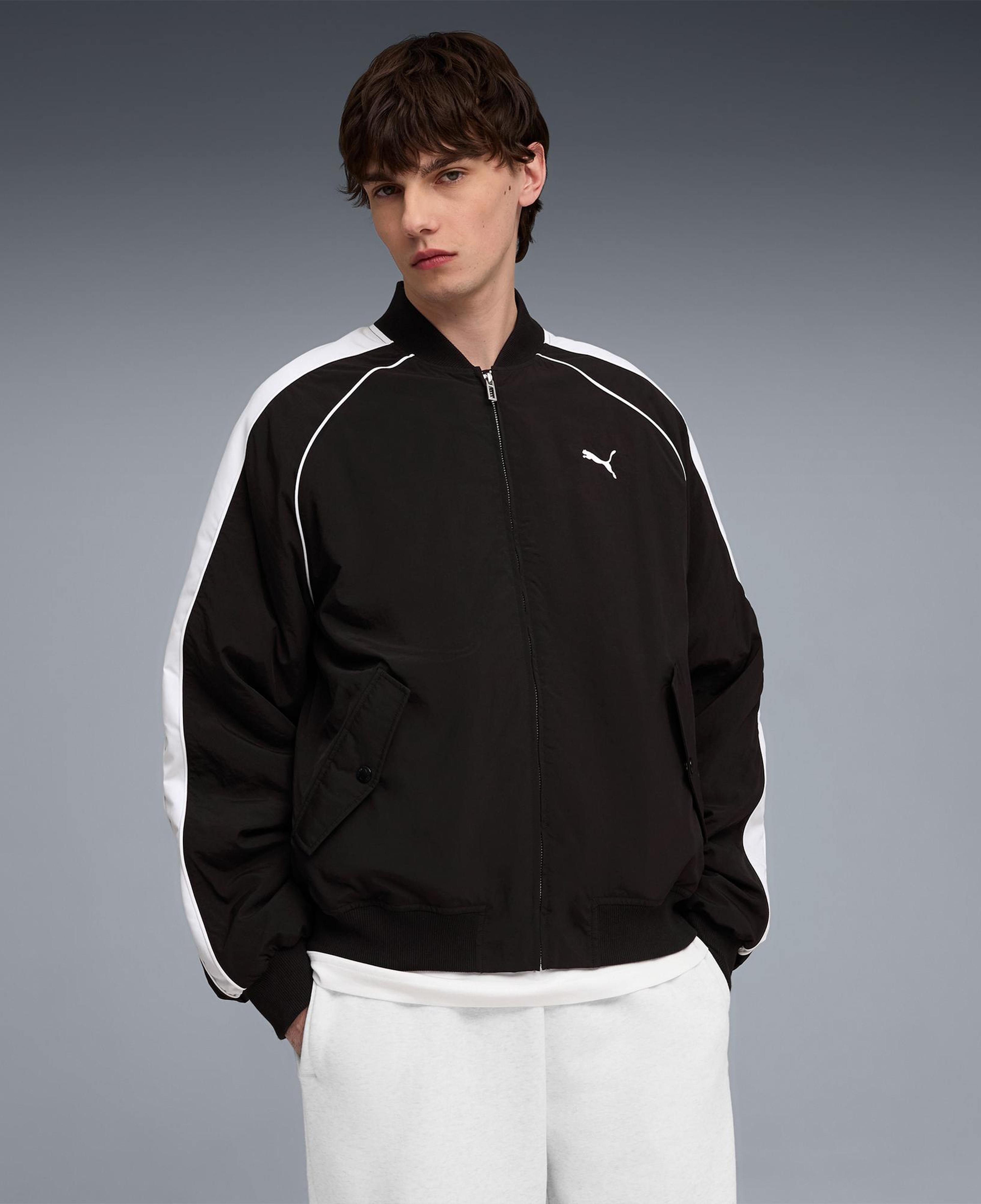 Puma T7 Bomber Unisex Siyah Ceket