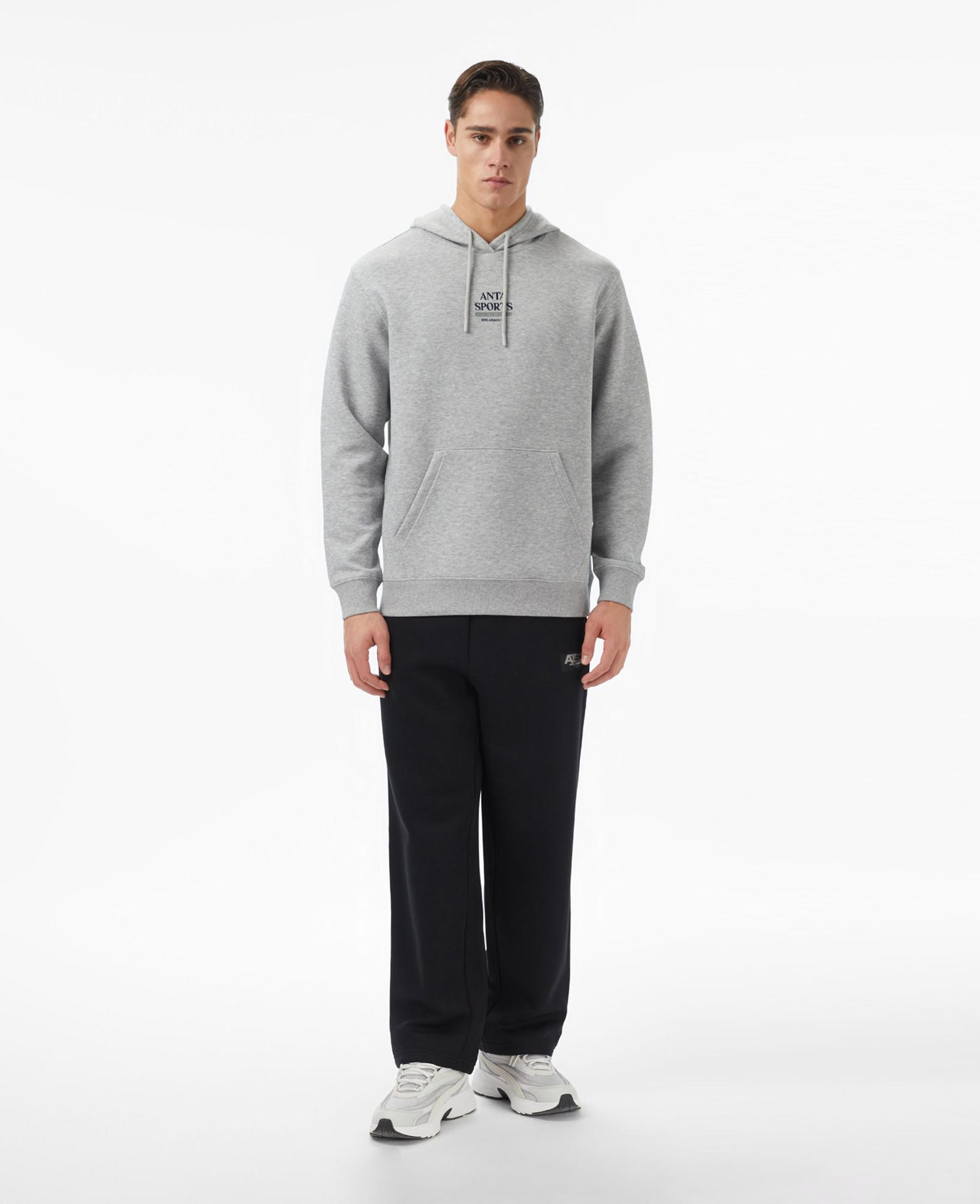 Anta Beach Party Erkek Gri Sweatshirt