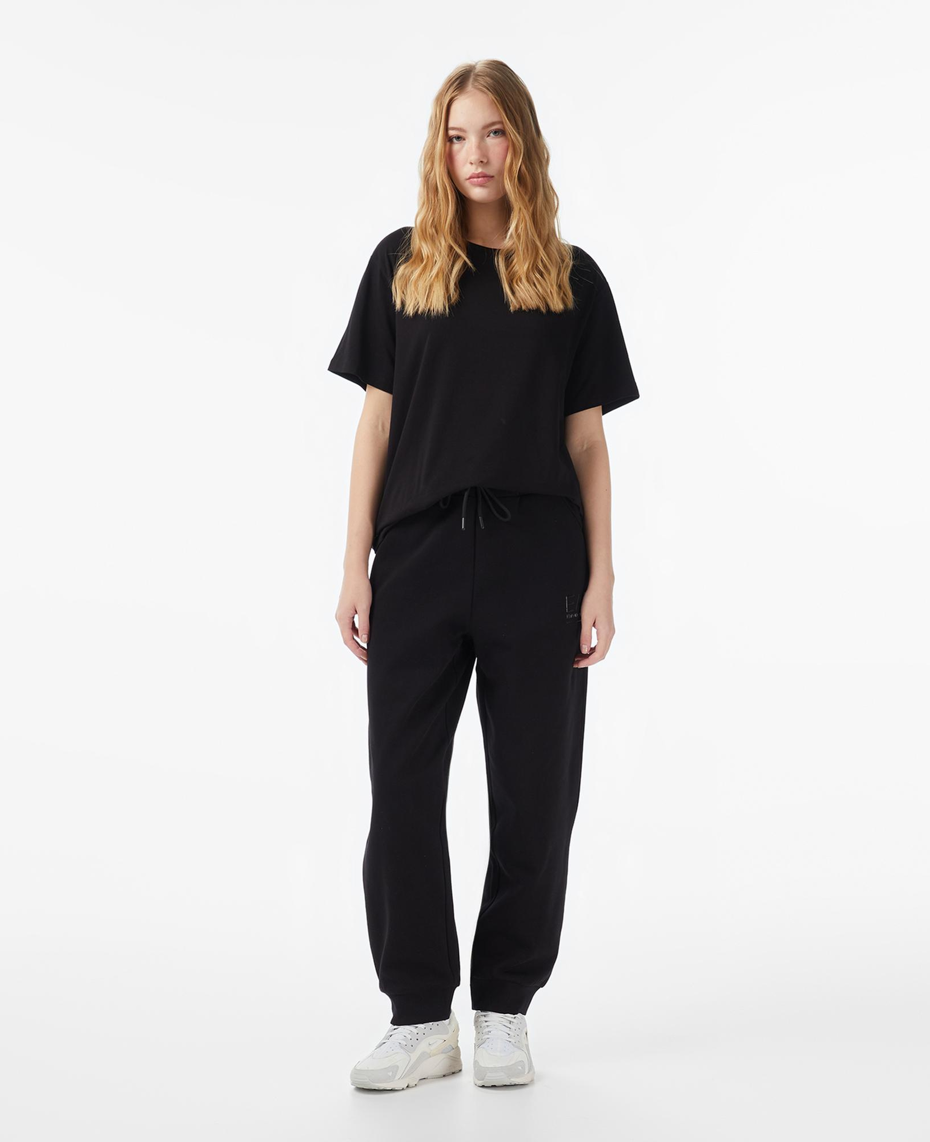 Emporio Armani Train Visibility Kadın Siyah Eşofman Altı