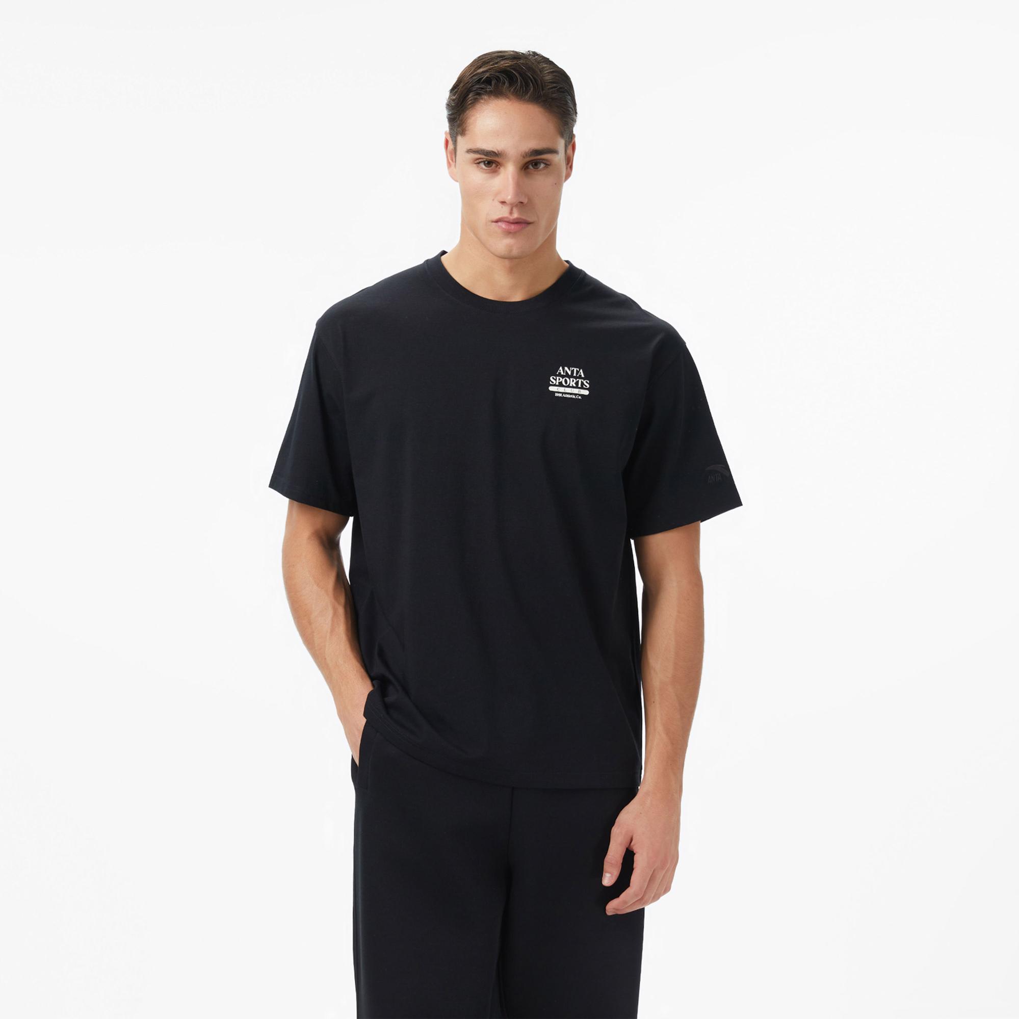 Anta Beach Party Erkek Siyah Tişört