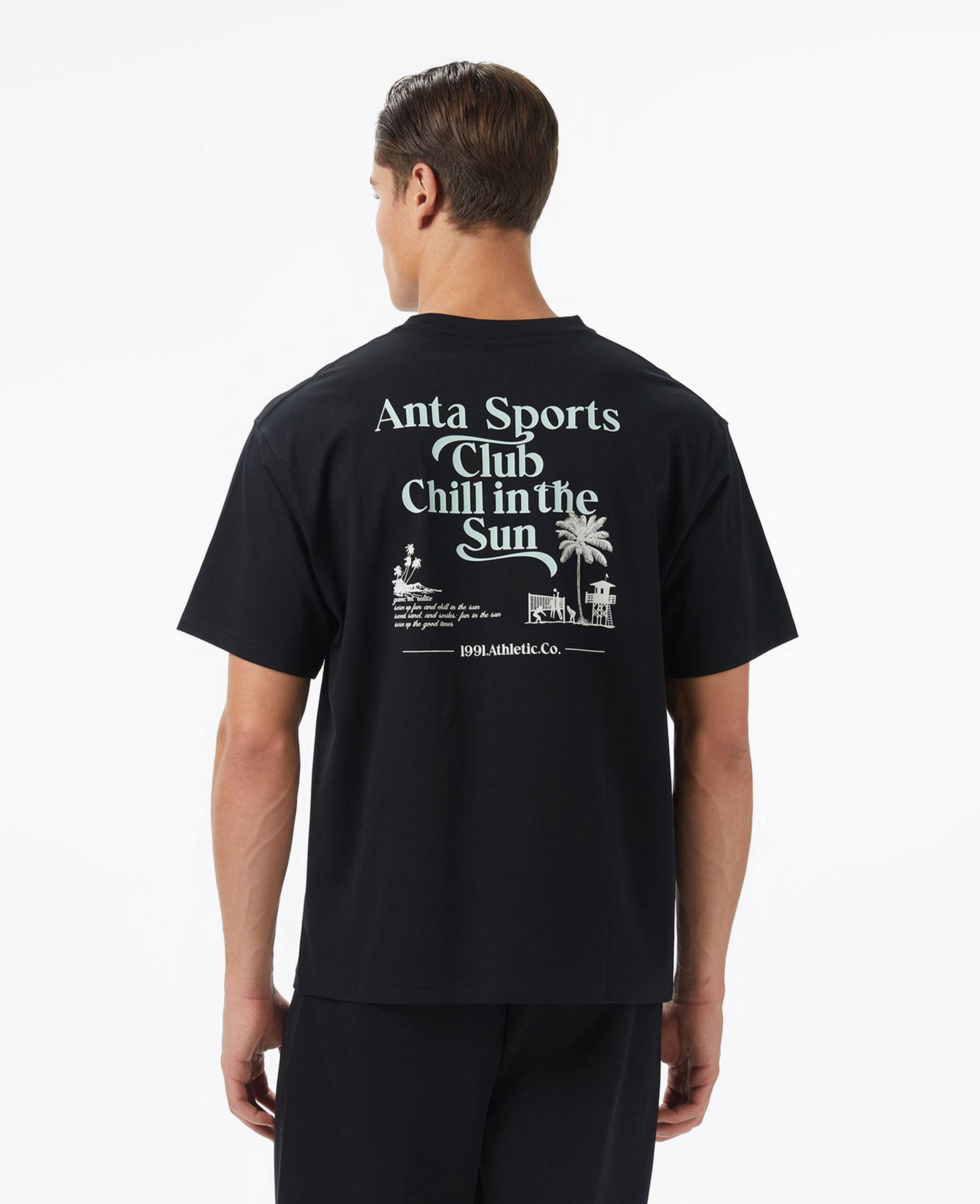 Anta Beach Party Erkek Siyah Tişört