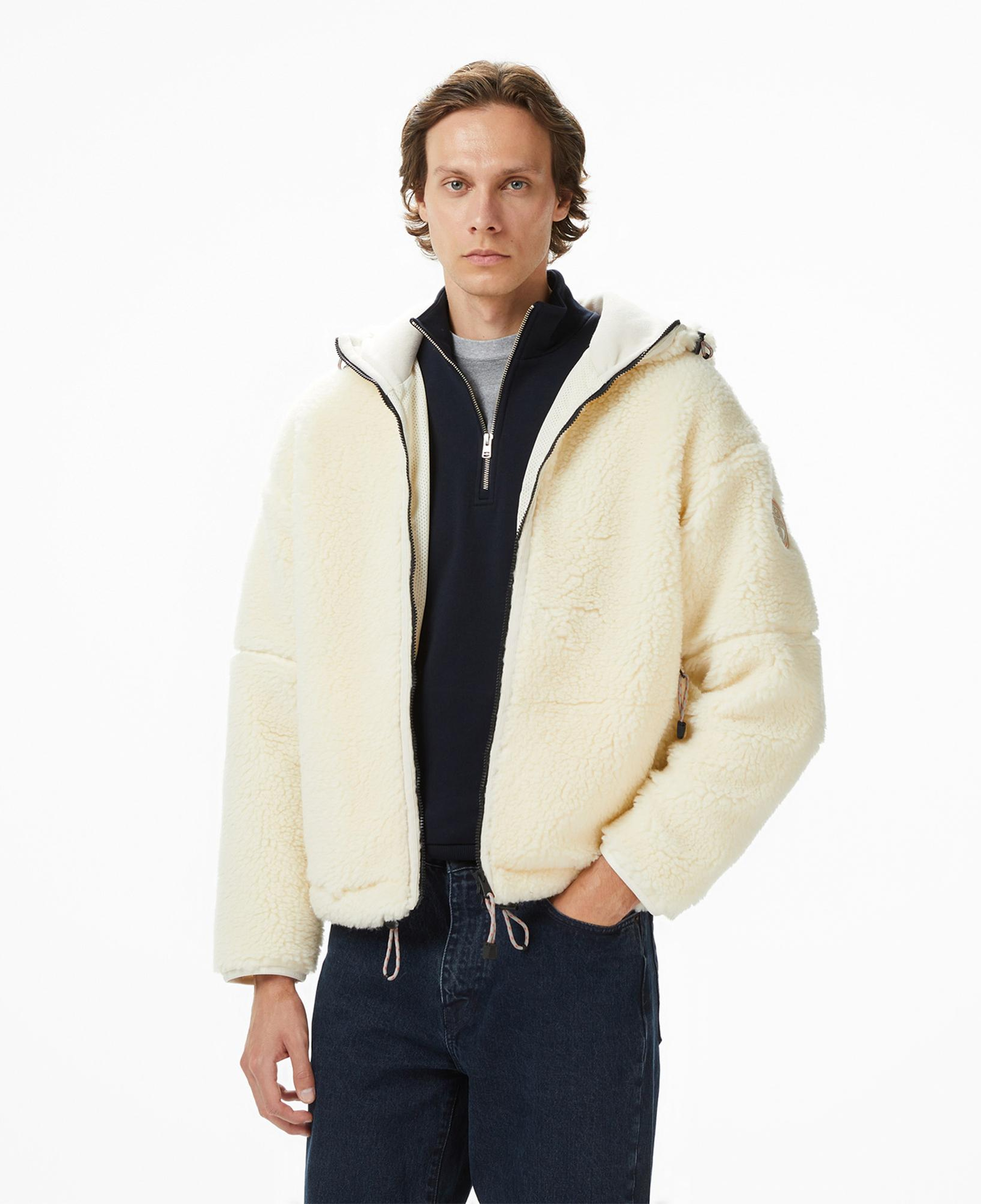 Napapijri T-Tires Fzh Erkek Krem Polar Ceket