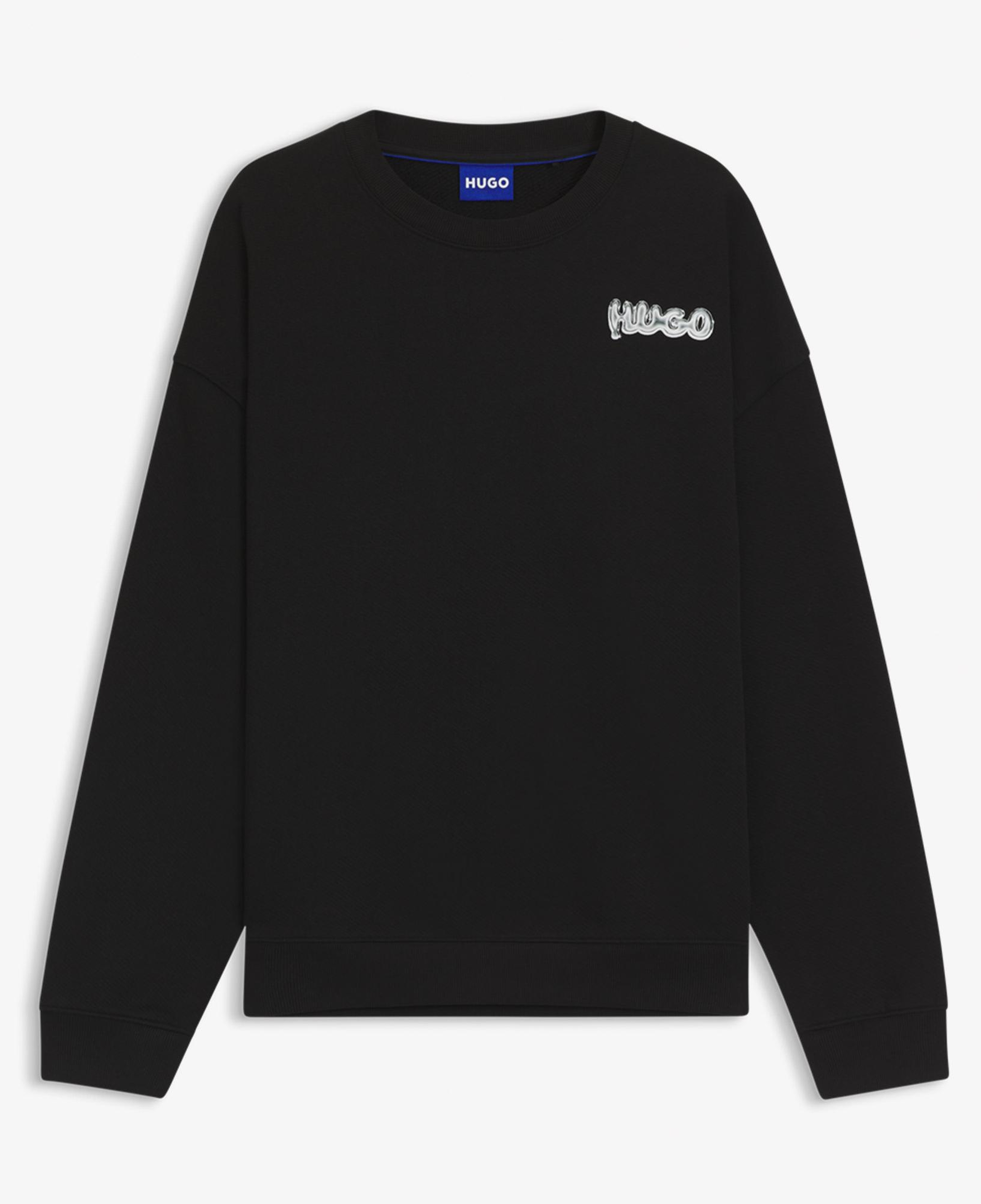 Hugo Nyrocrew Erkek Siyah Sweatshirt
