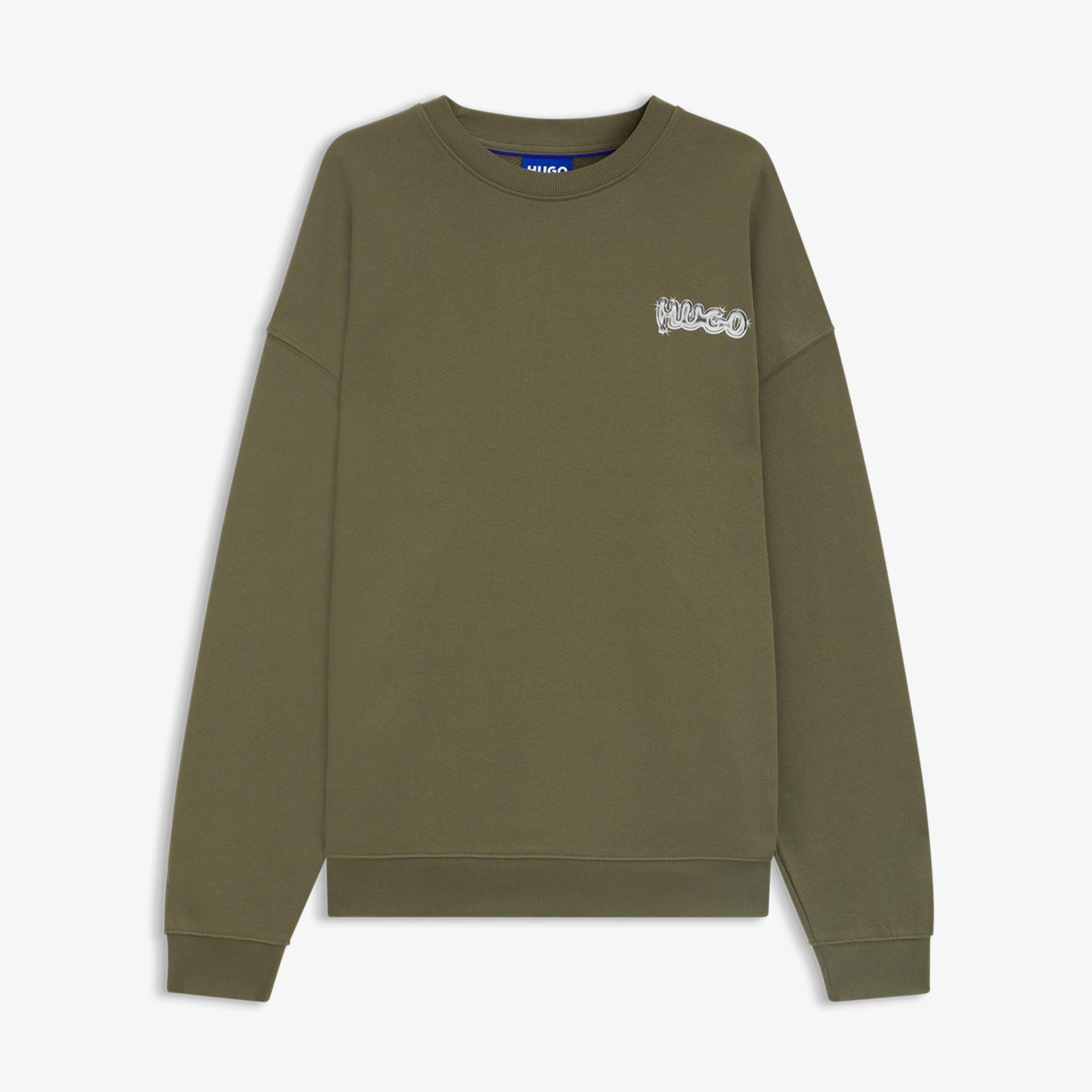 Hugo Nyrocrew Erkek Haki Sweatshirt