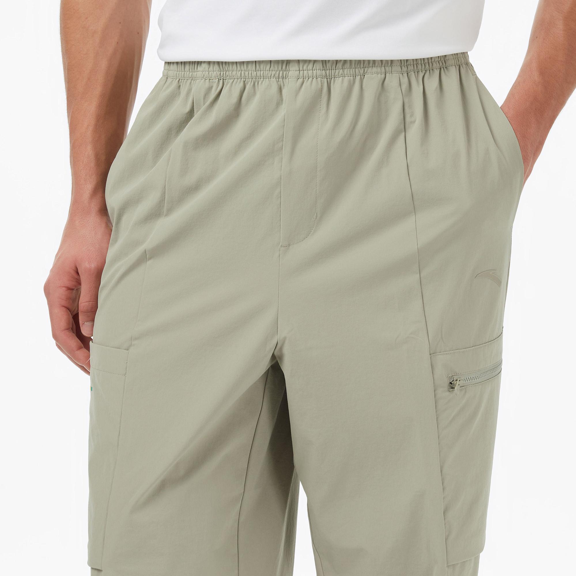 Anta Iconic Erkek Haki Eşofman Altı