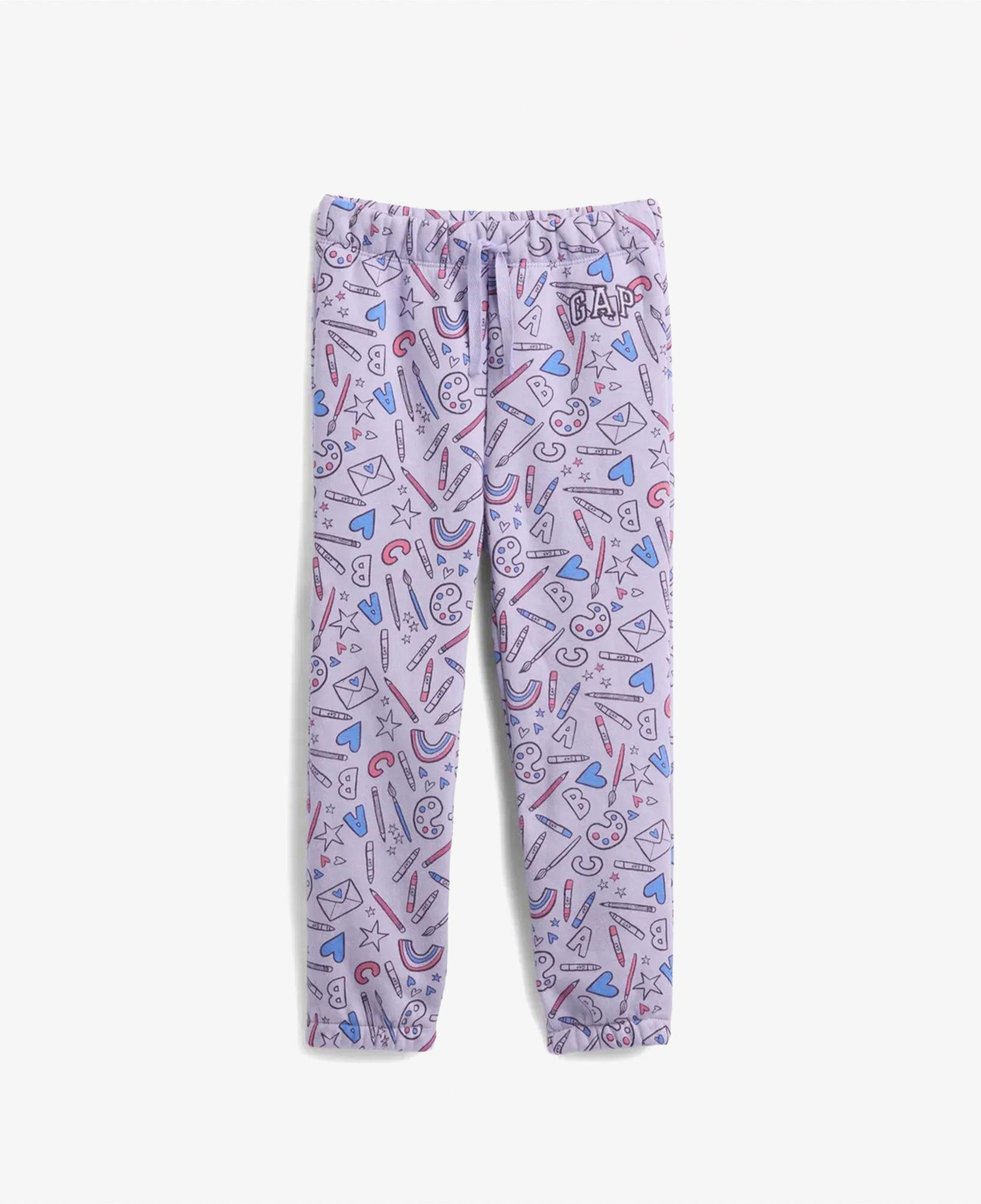 Gap V-Logo Çocuk Pembe Eşofman Altı