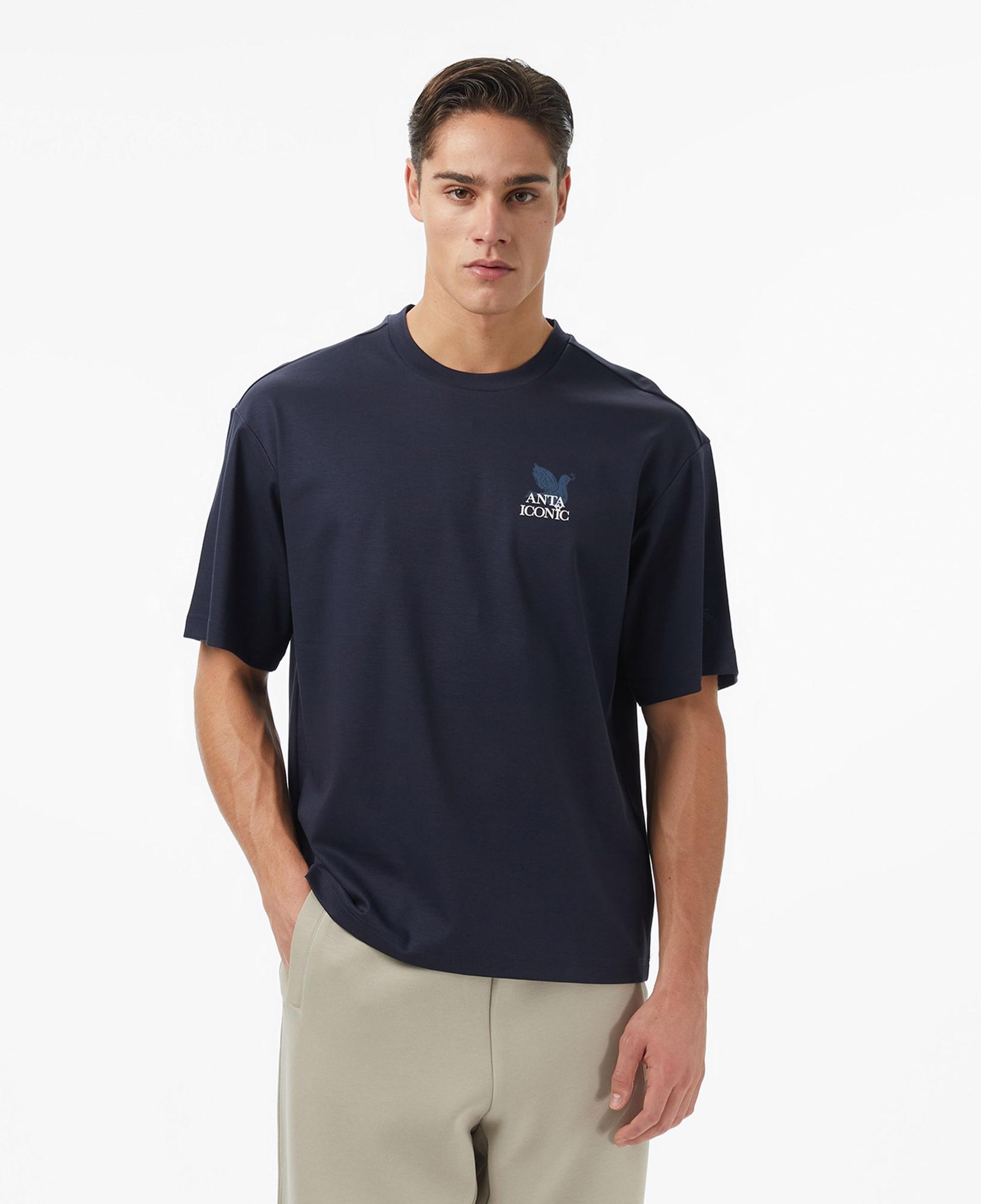 Anta Iconic Erkek Mavi Tişört