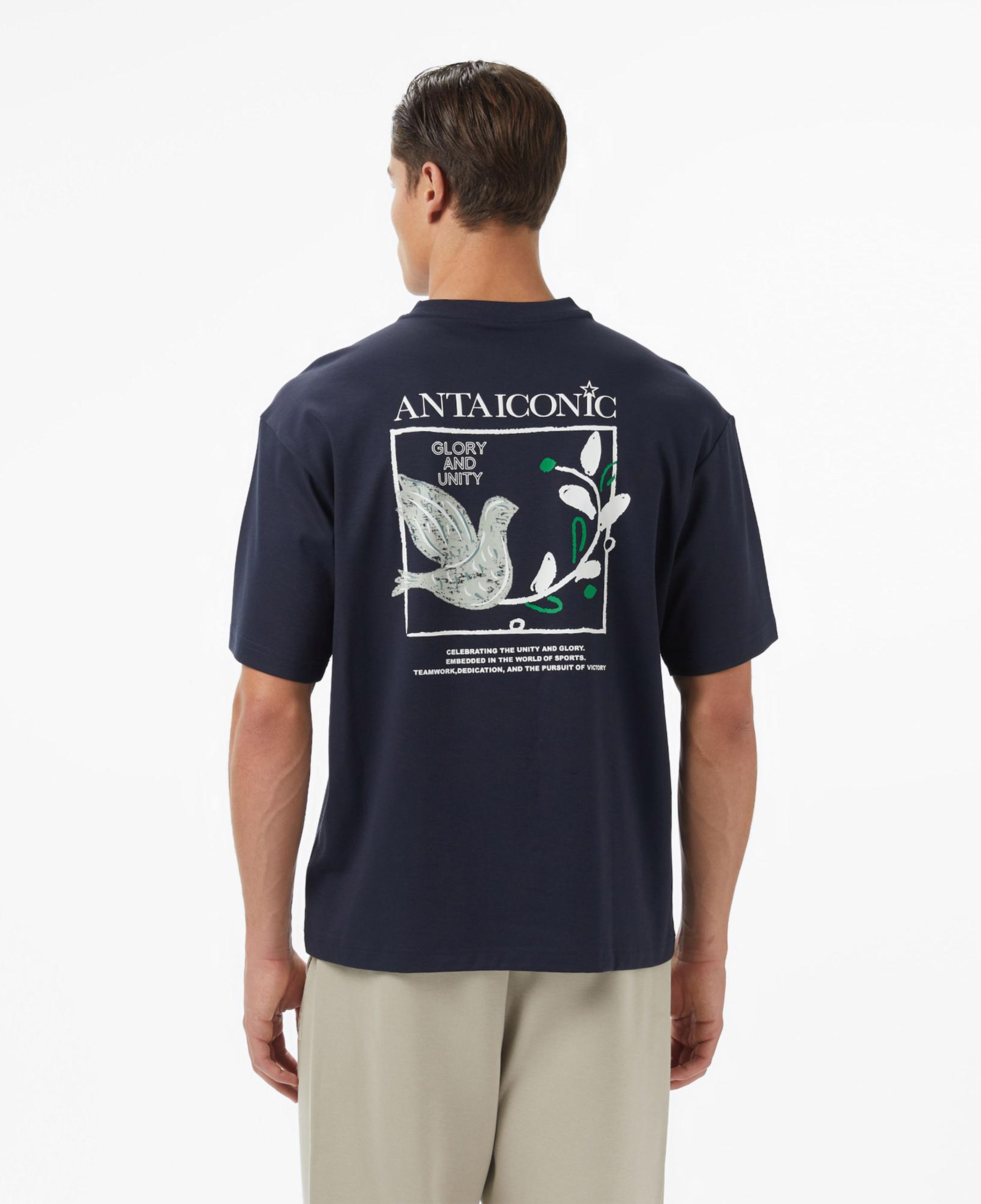 Anta Iconic Erkek Mavi Tişört