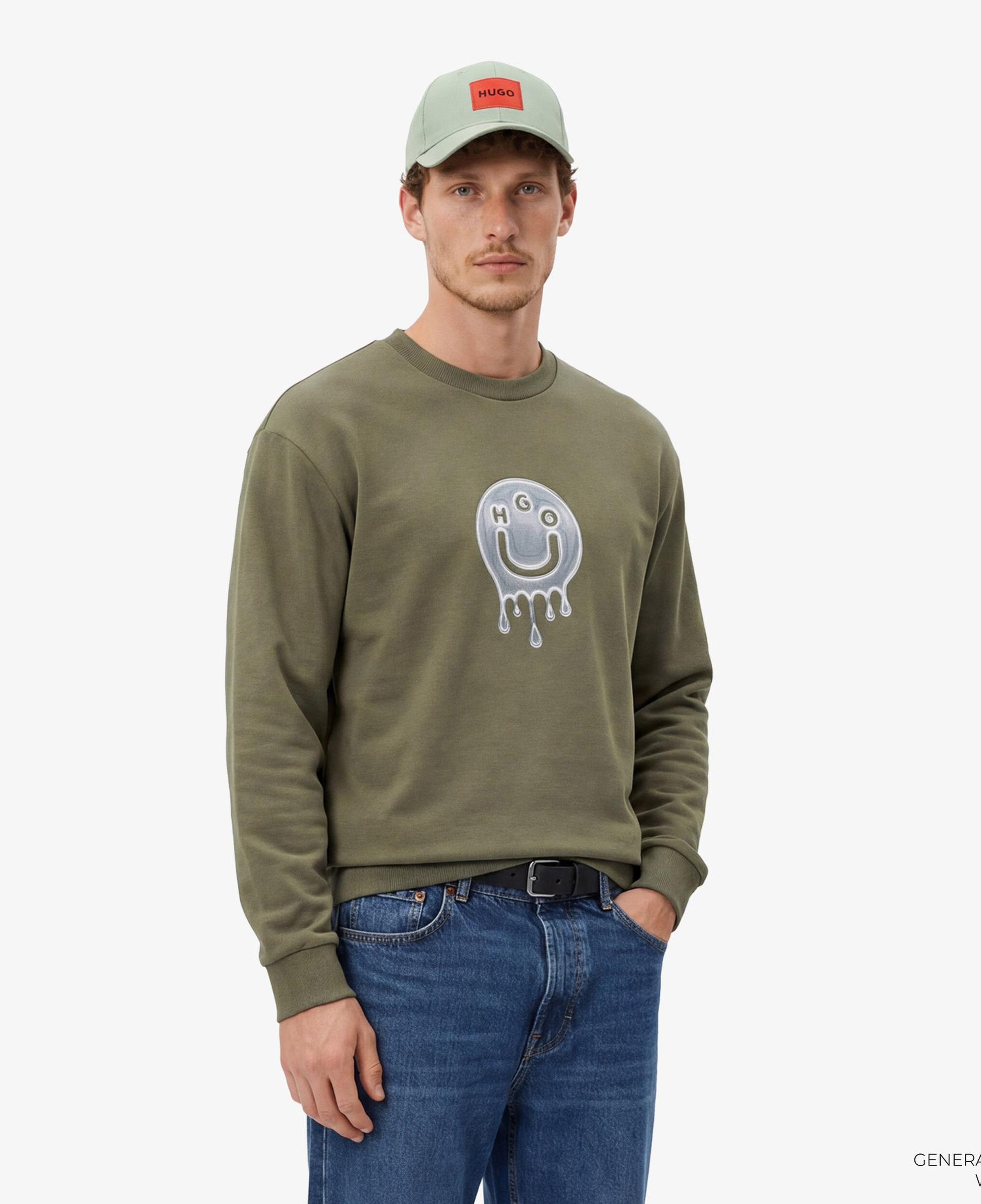 Hugo Newirex Erkek Haki Sweatshirt