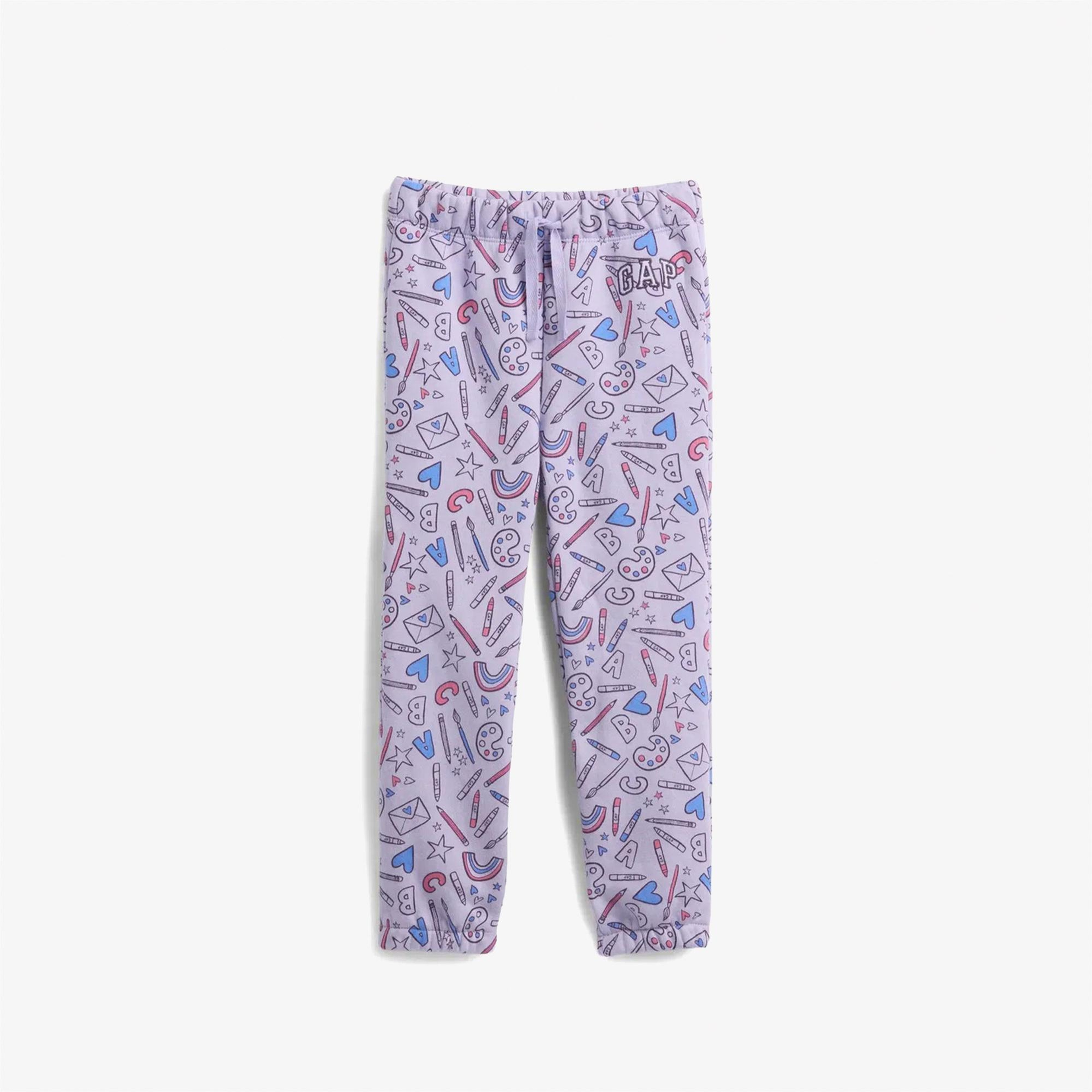 Gap V-Logo Çocuk Pembe Eşofman Altı