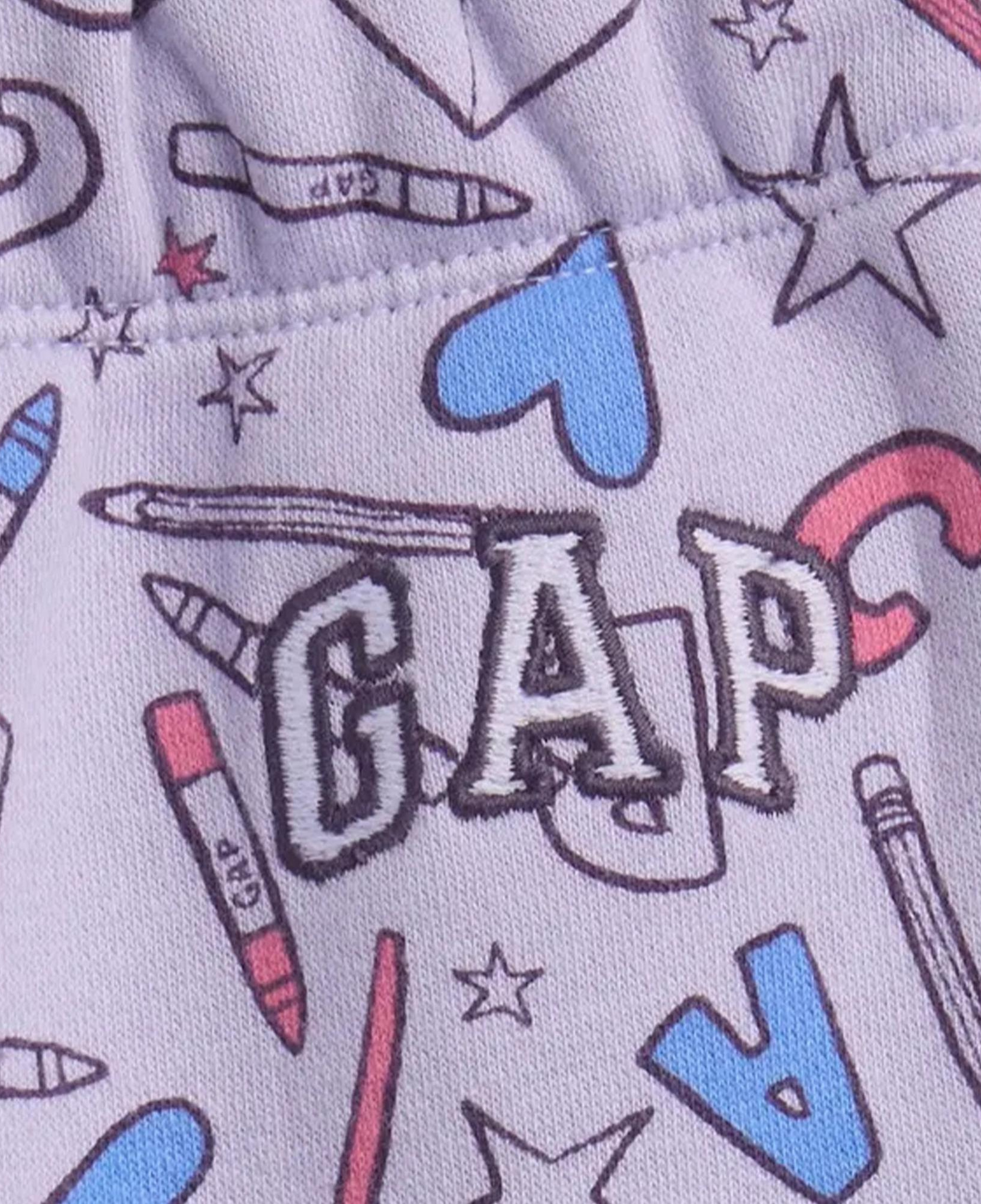 Gap V-Logo Çocuk Pembe Eşofman Altı