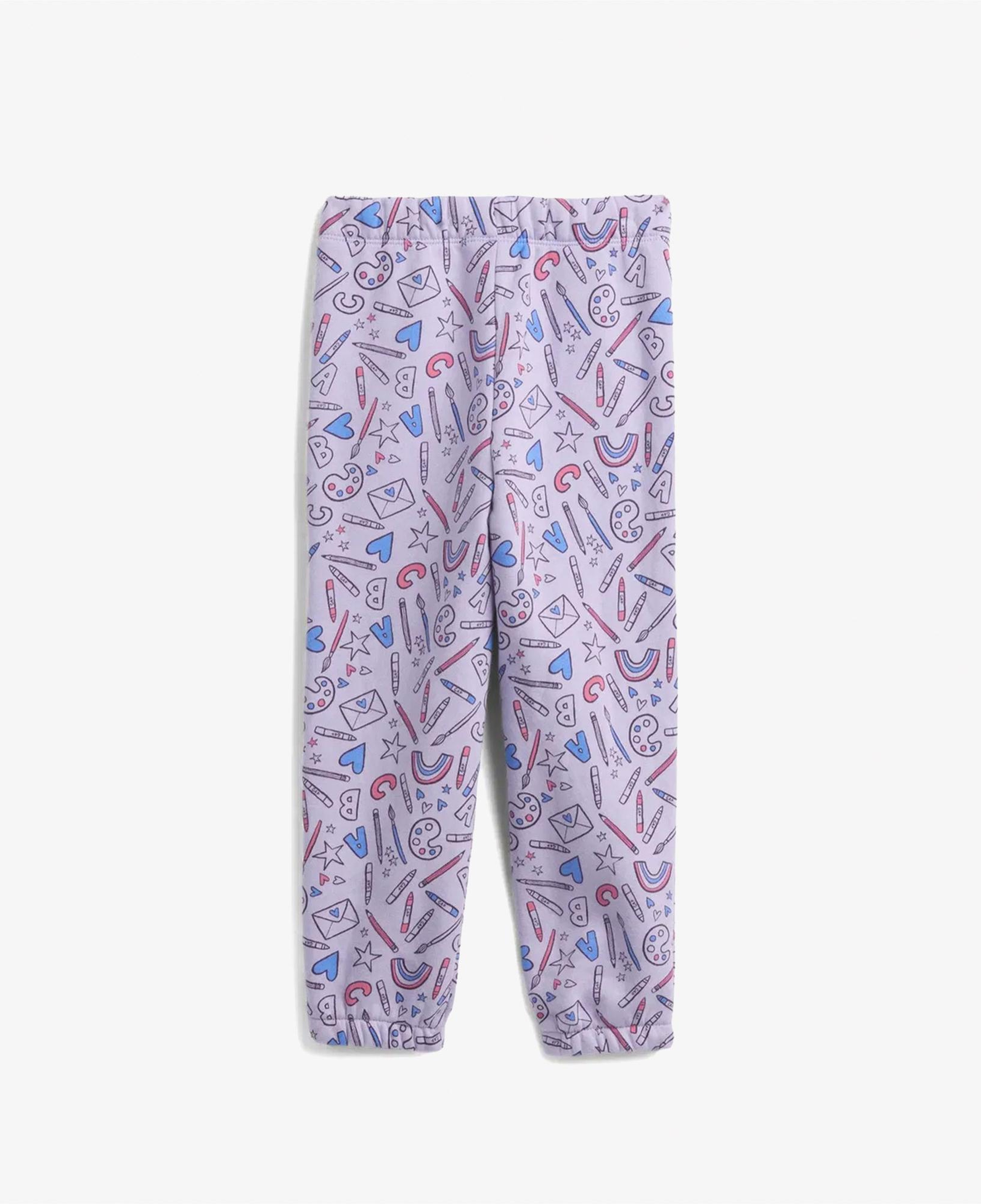 Gap V-Logo Çocuk Pembe Eşofman Altı