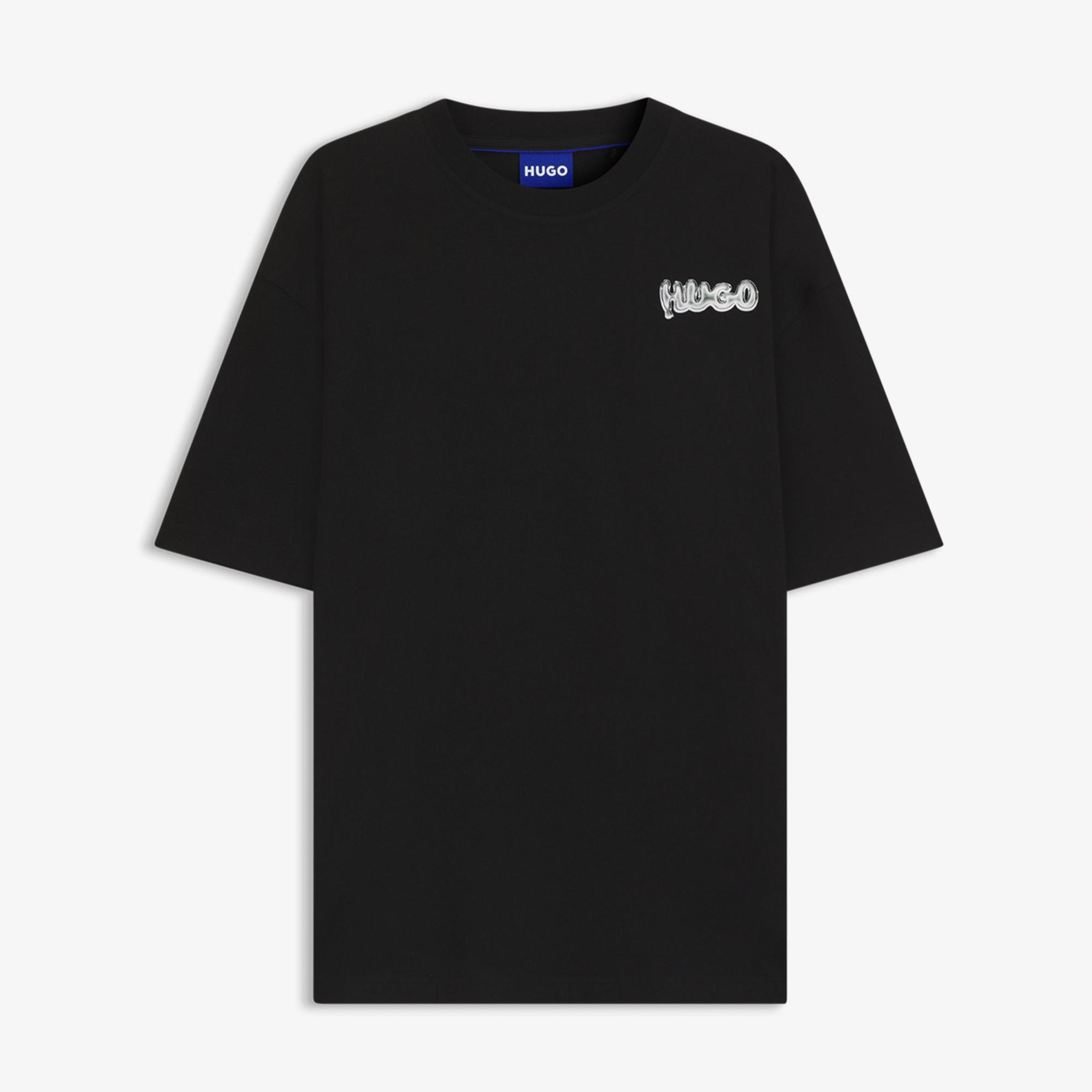 Hugo Nyrotee Erkek Siyah T-Shirt