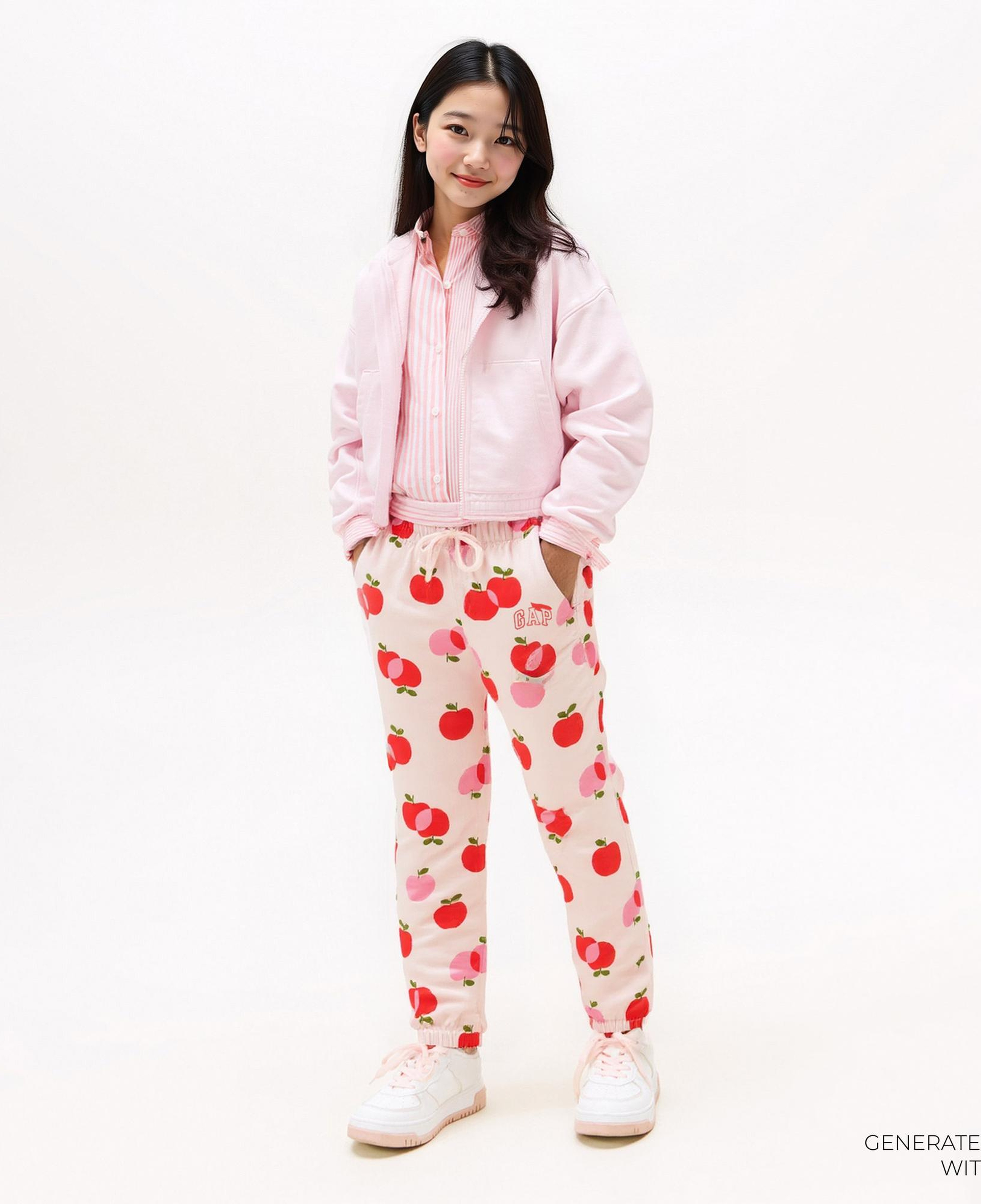 Gap V-Logo Çocuk Gri Eşofman Altı