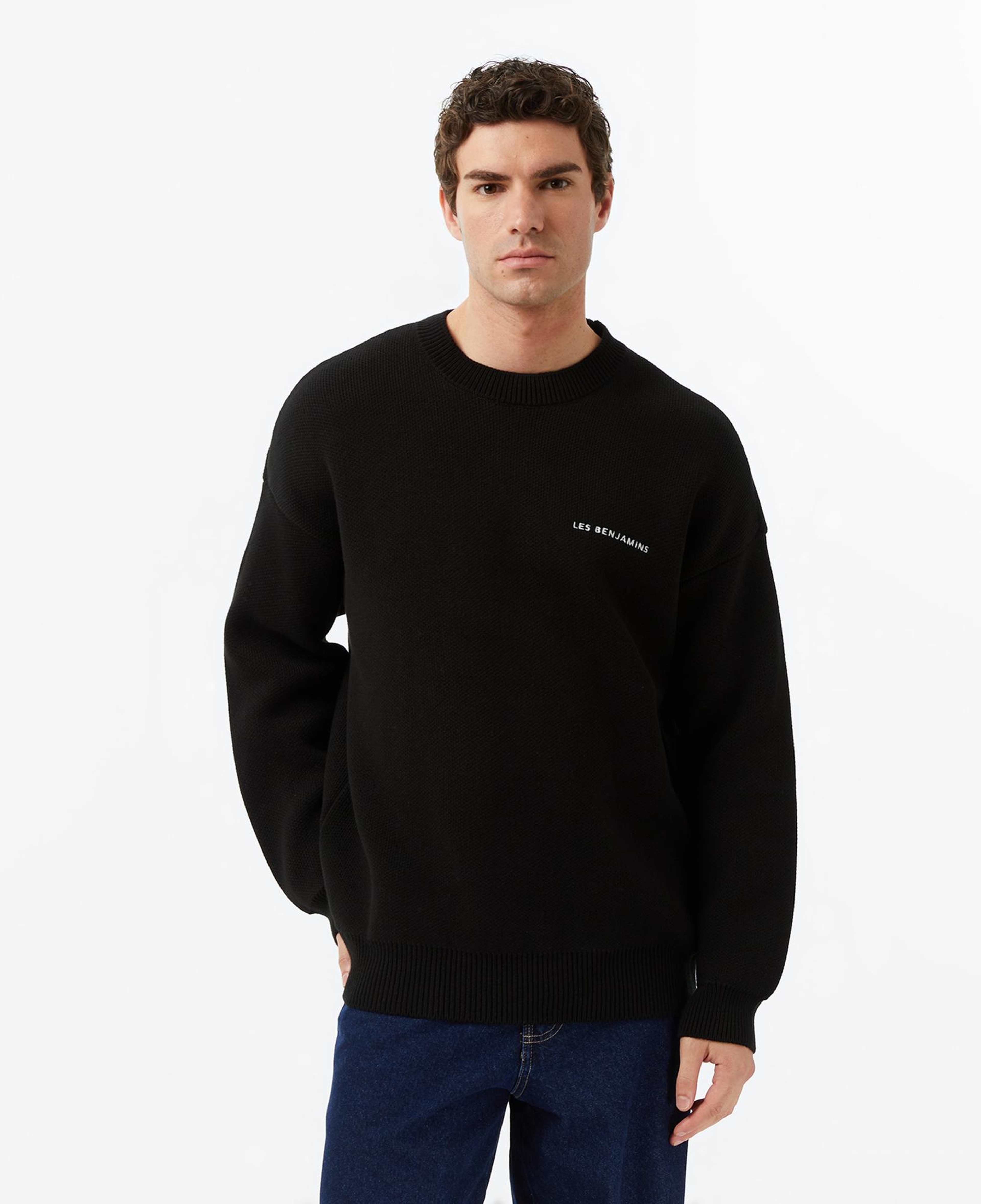 Les Benjamins Essentials 307 Erkek Siyah Eşofman Üstü