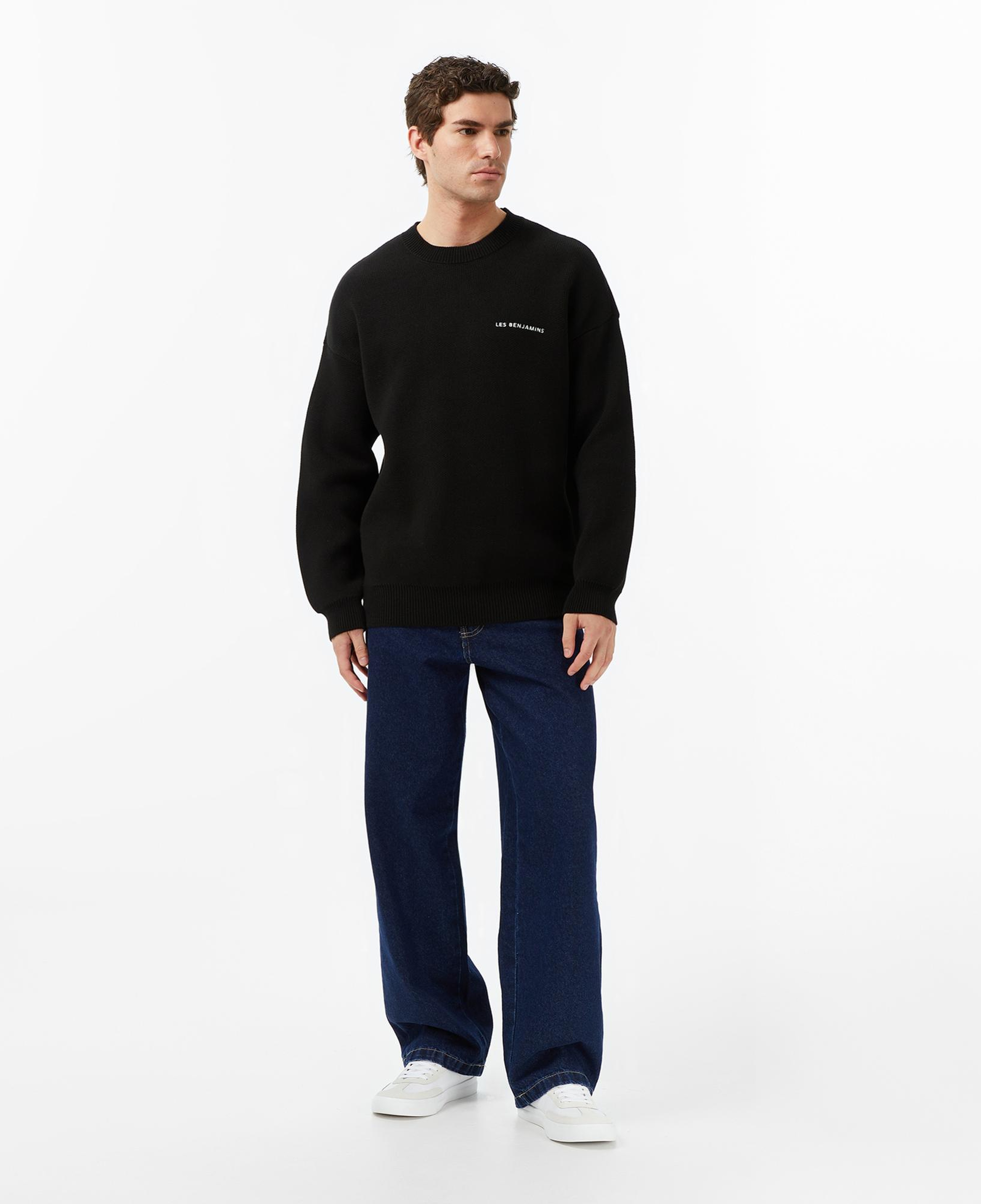 Les Benjamins Essentials 307 Erkek Siyah Eşofman Üstü