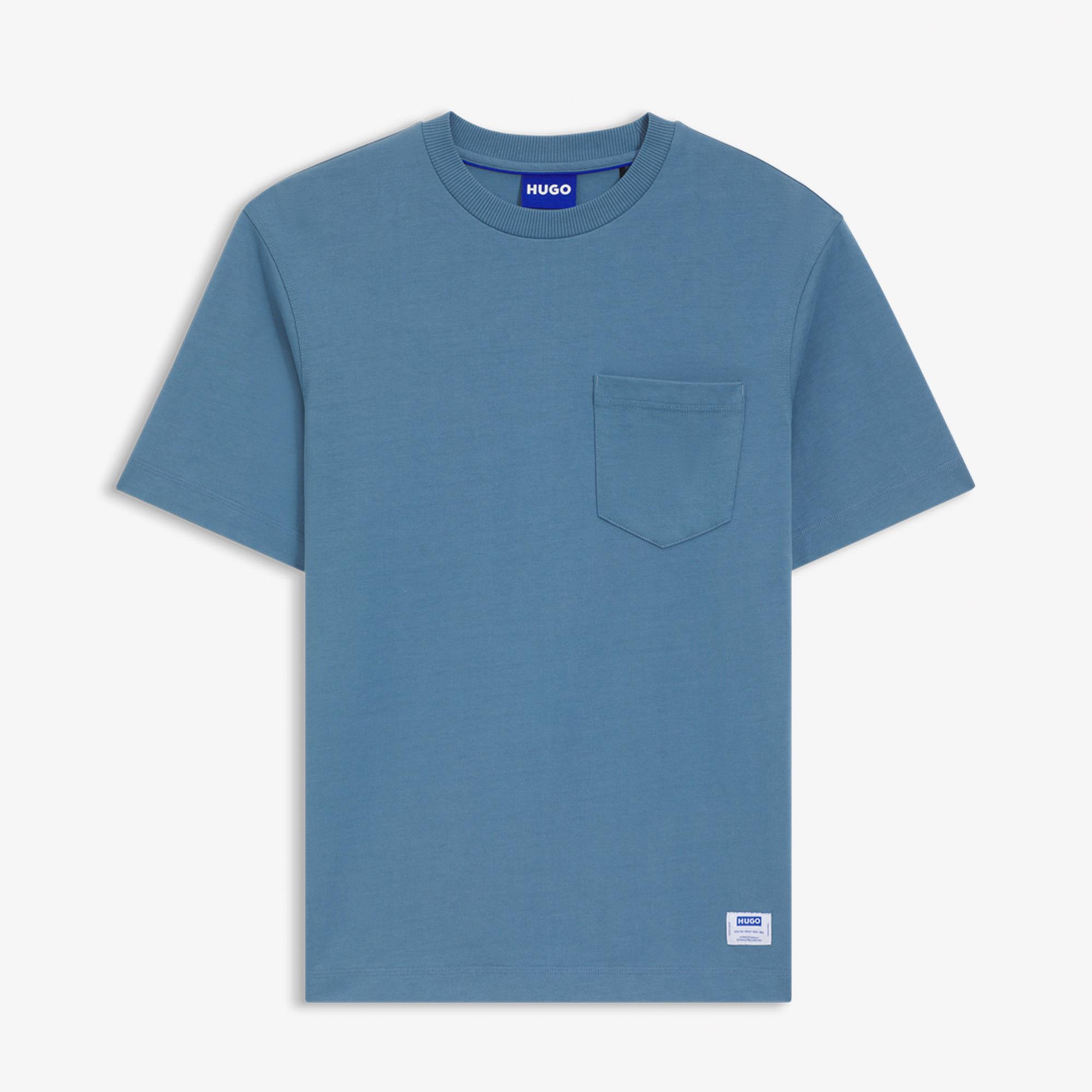 Hugo Boss Nestite Erkek Mavi T-Shirt