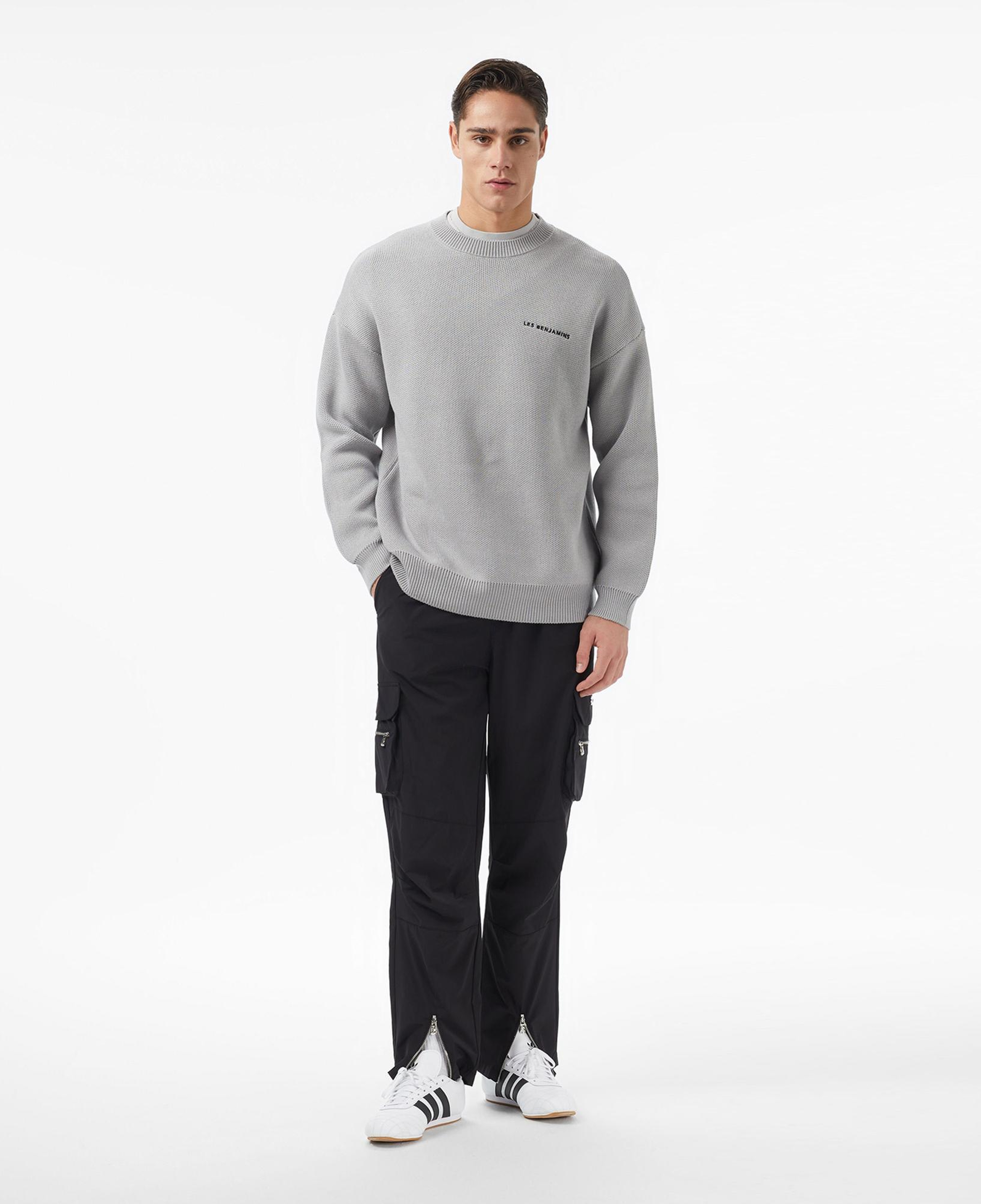 Les Benjamins Essentials Regular Fit Erkek Gri Sweatshirt