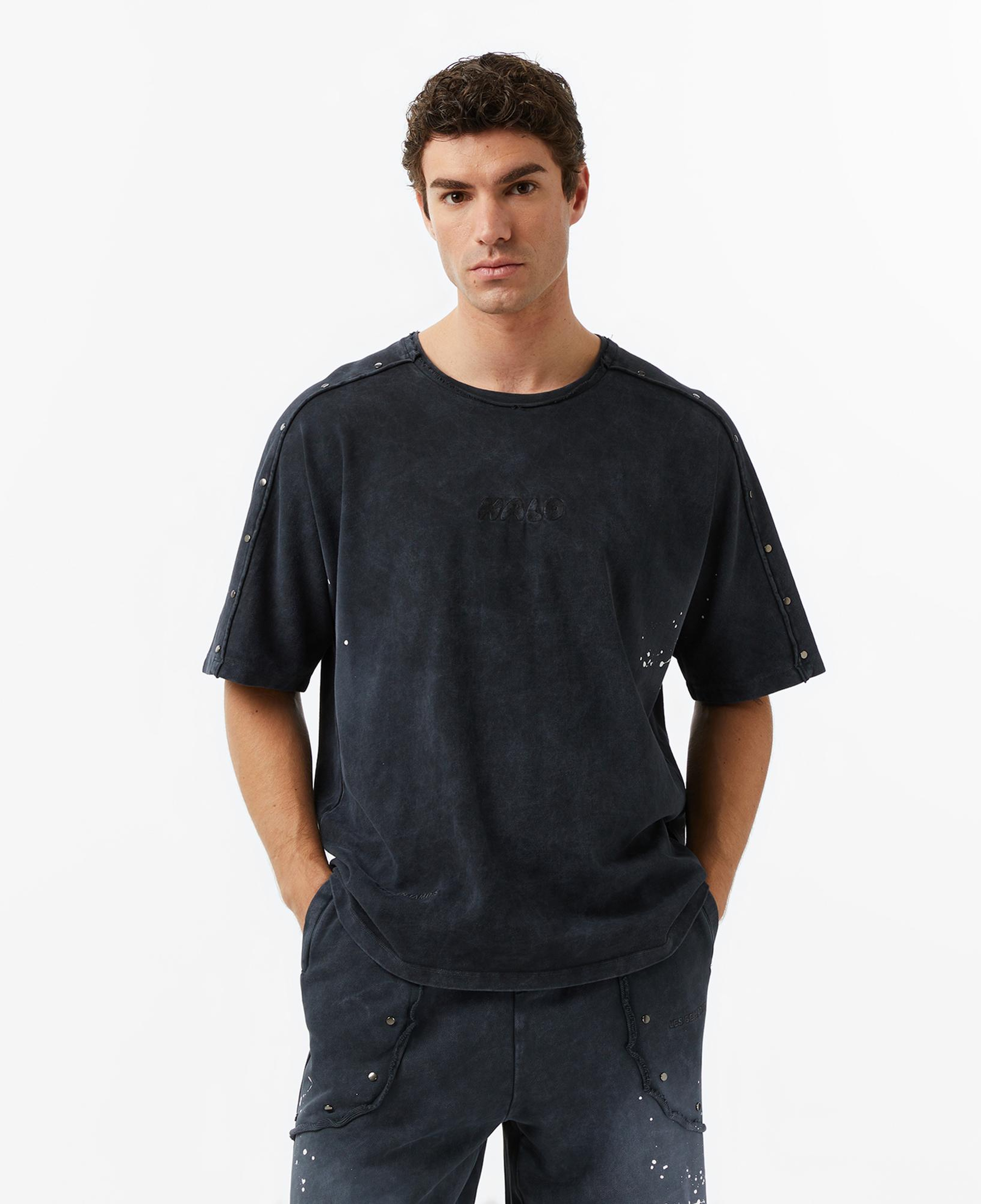 Les Benjamins Essentials 305 Erkek Mor T-Shirt