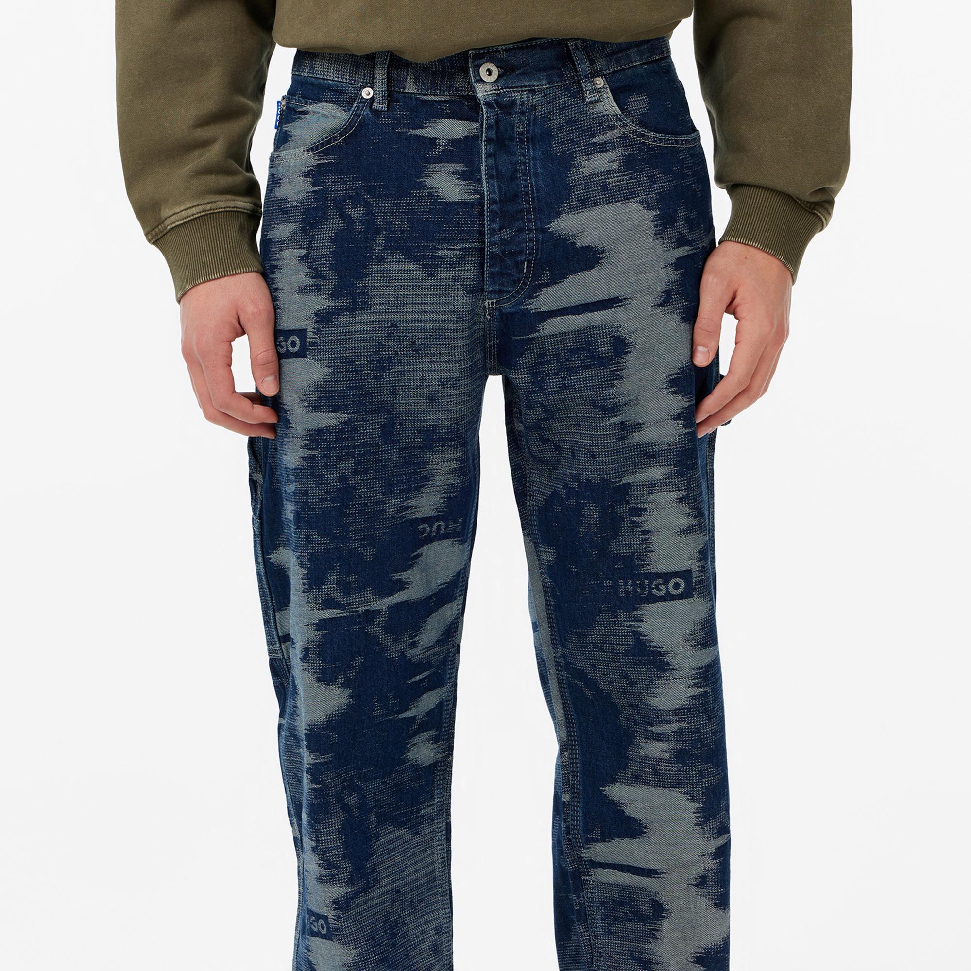 Hugo Carpenter Slim Fit Erkek Mavi Pantolon