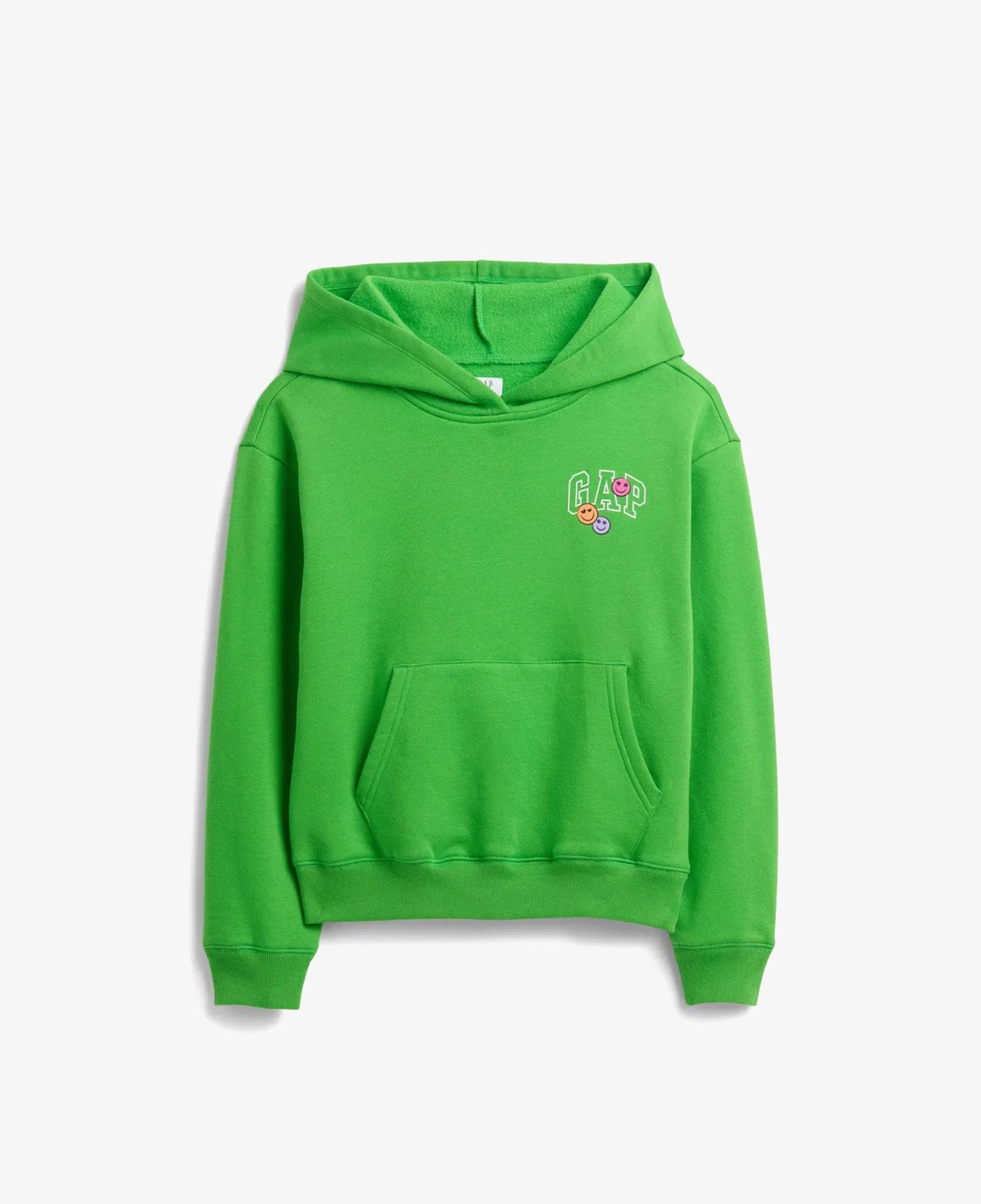 Gap Logo Pull On Çocuk Yeşil Sweatshirt