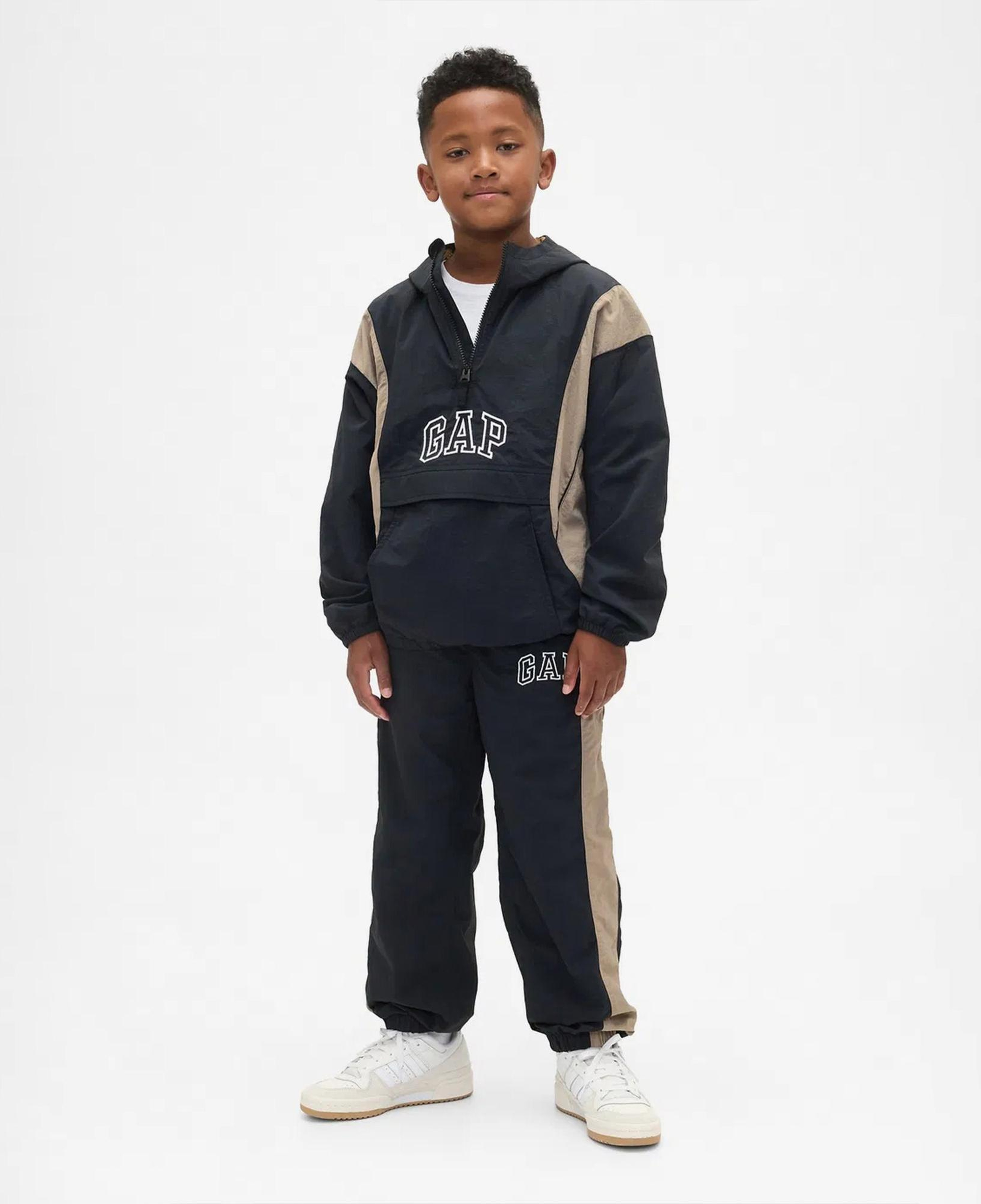 Gap Logo Jogger Çocuk Siyah Eşofman Altı