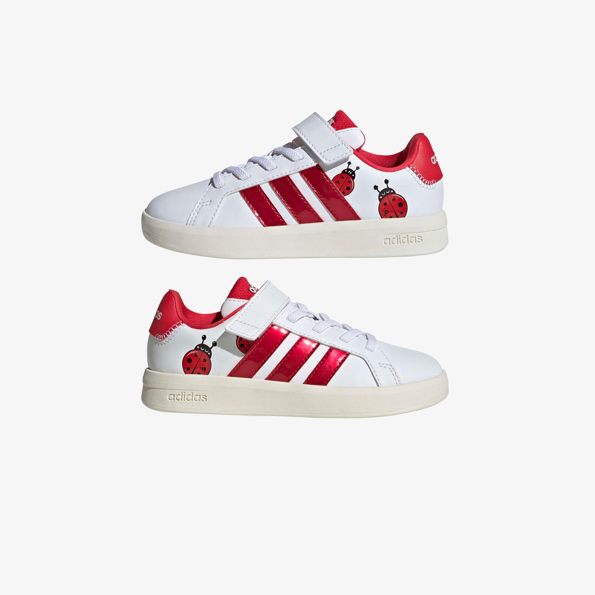 adidas Grand Court 3.0 El Çocuk Beyaz Spor Ayakkabı