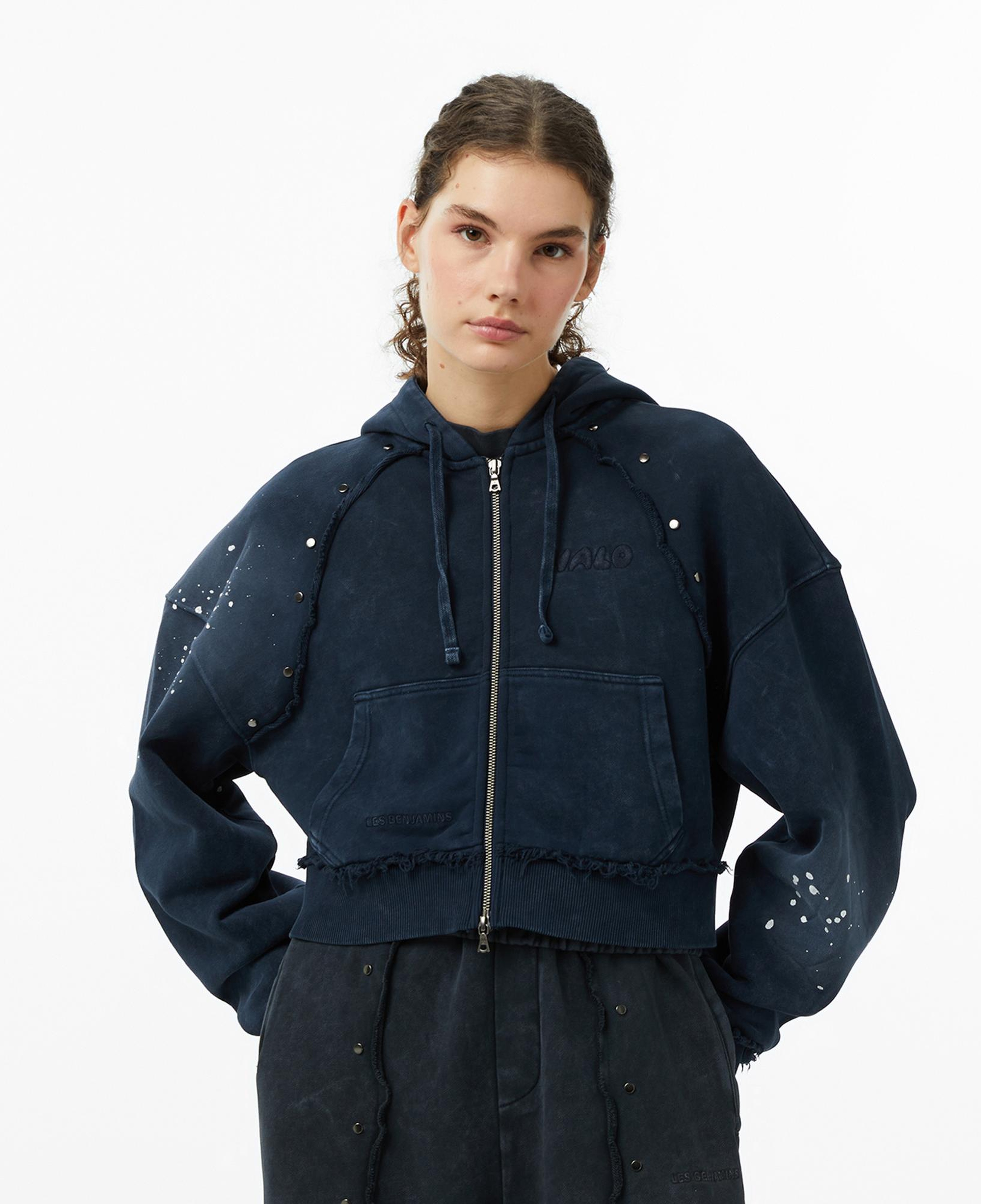 Les Benjamins Essentials 302 Kadın Mavi Sweatshirt