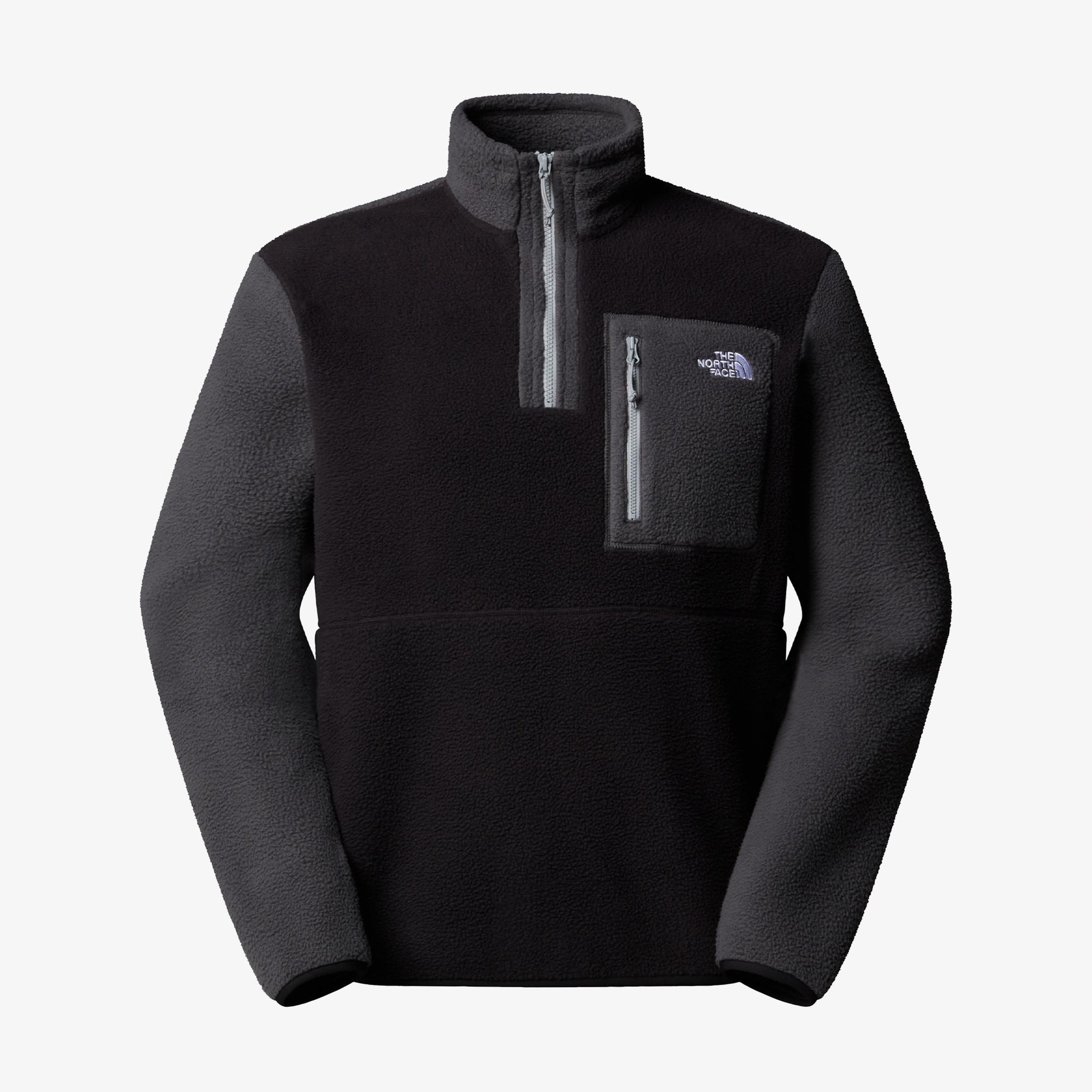 The North Face Erkek Yumiori Tam Boy Fermuarlı Siyah Polar Mont