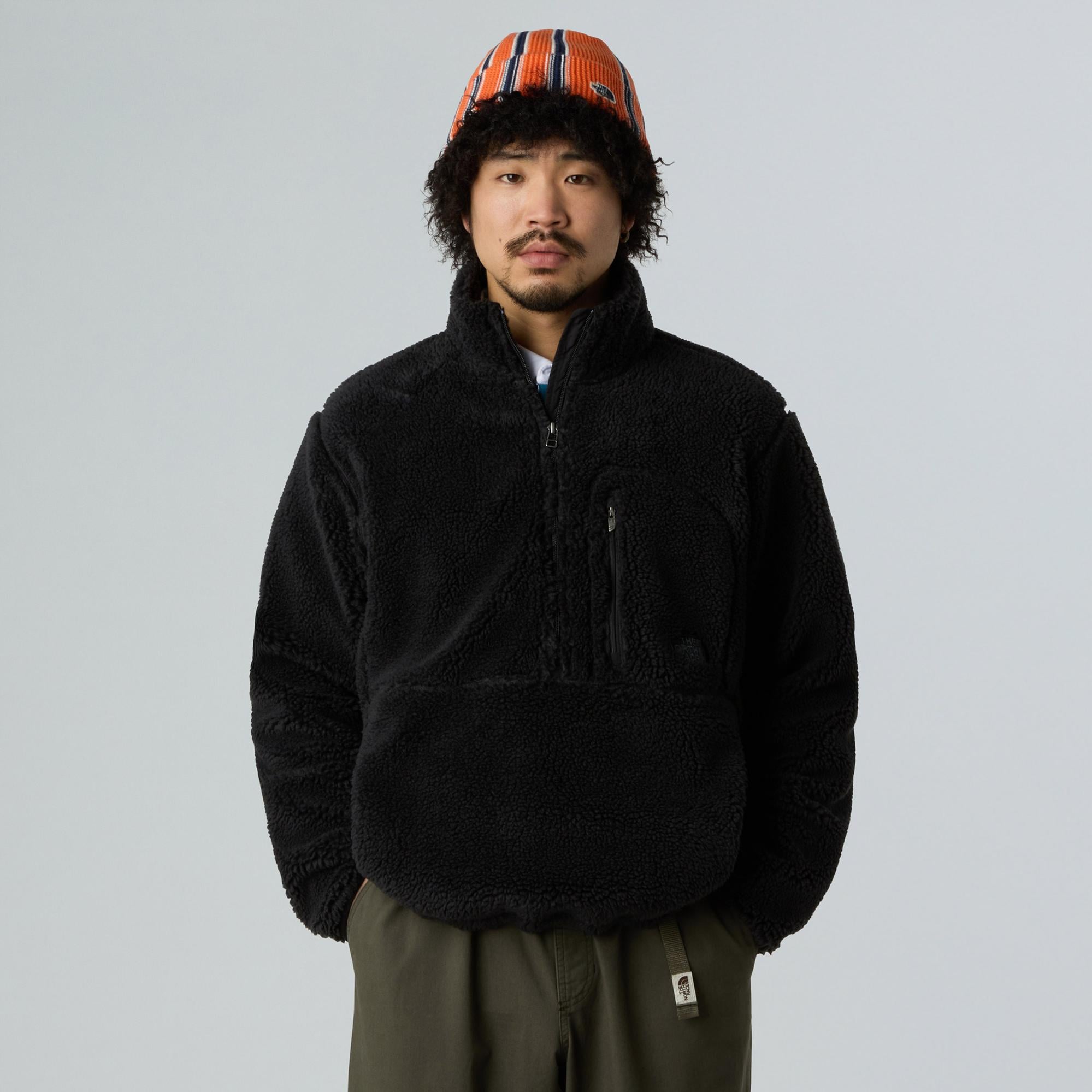 The North Face Extreme Pile Pullover Erkek Siyah Ceket