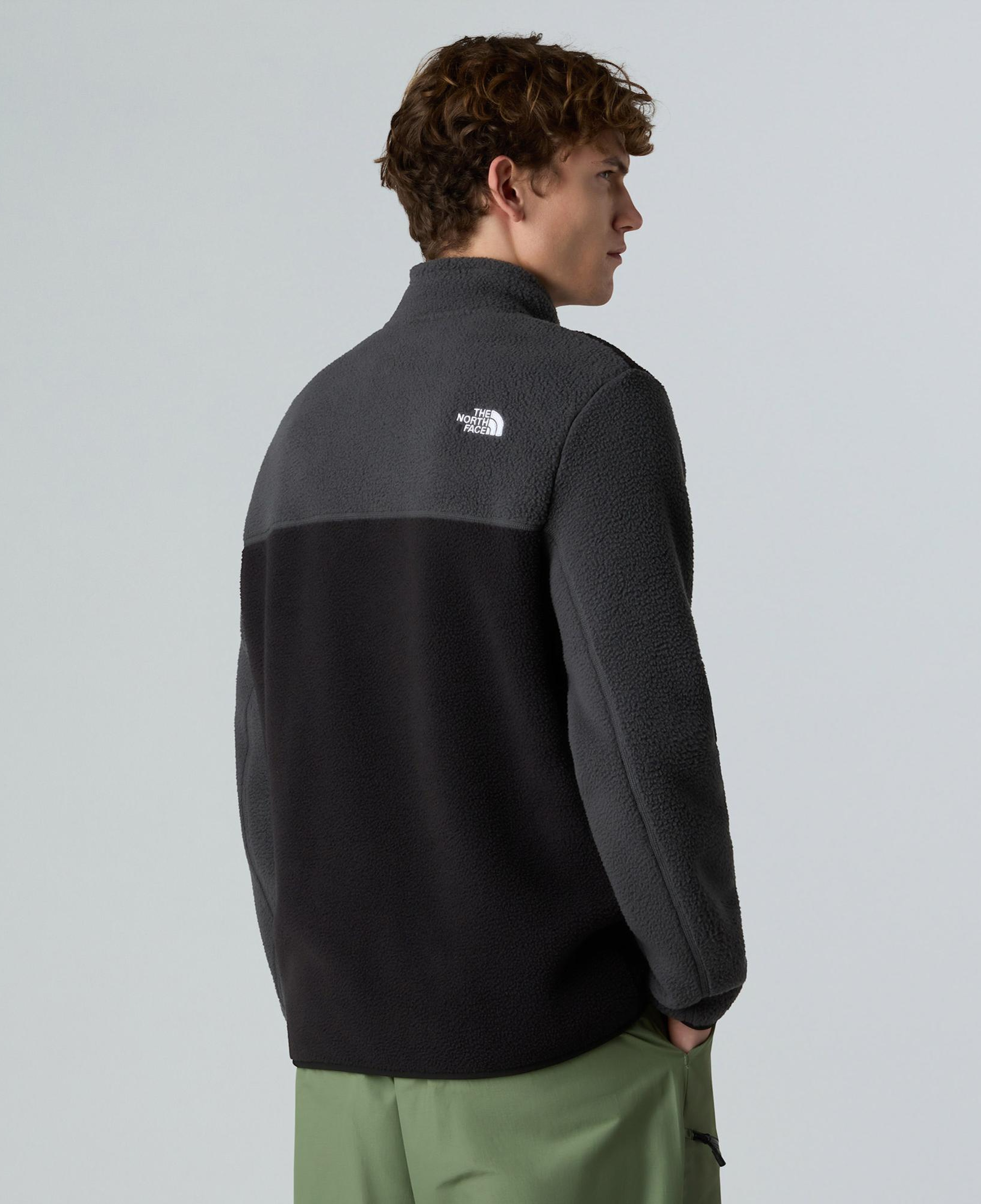 The North Face Erkek Yumiori Tam Boy Fermuarlı Siyah Polar Mont