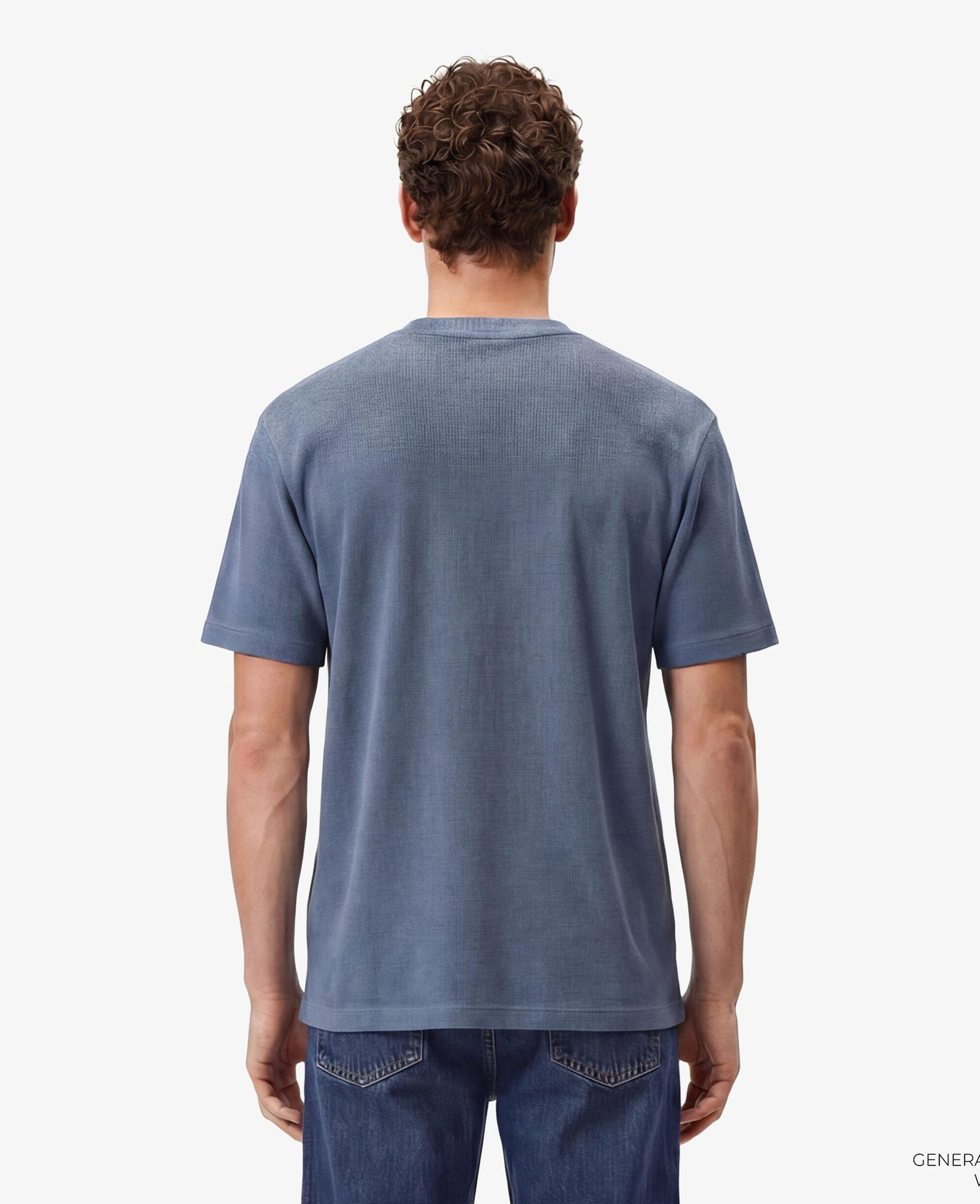 Hugo Boss Cotton Terry Erkek Mavi T-Shirt