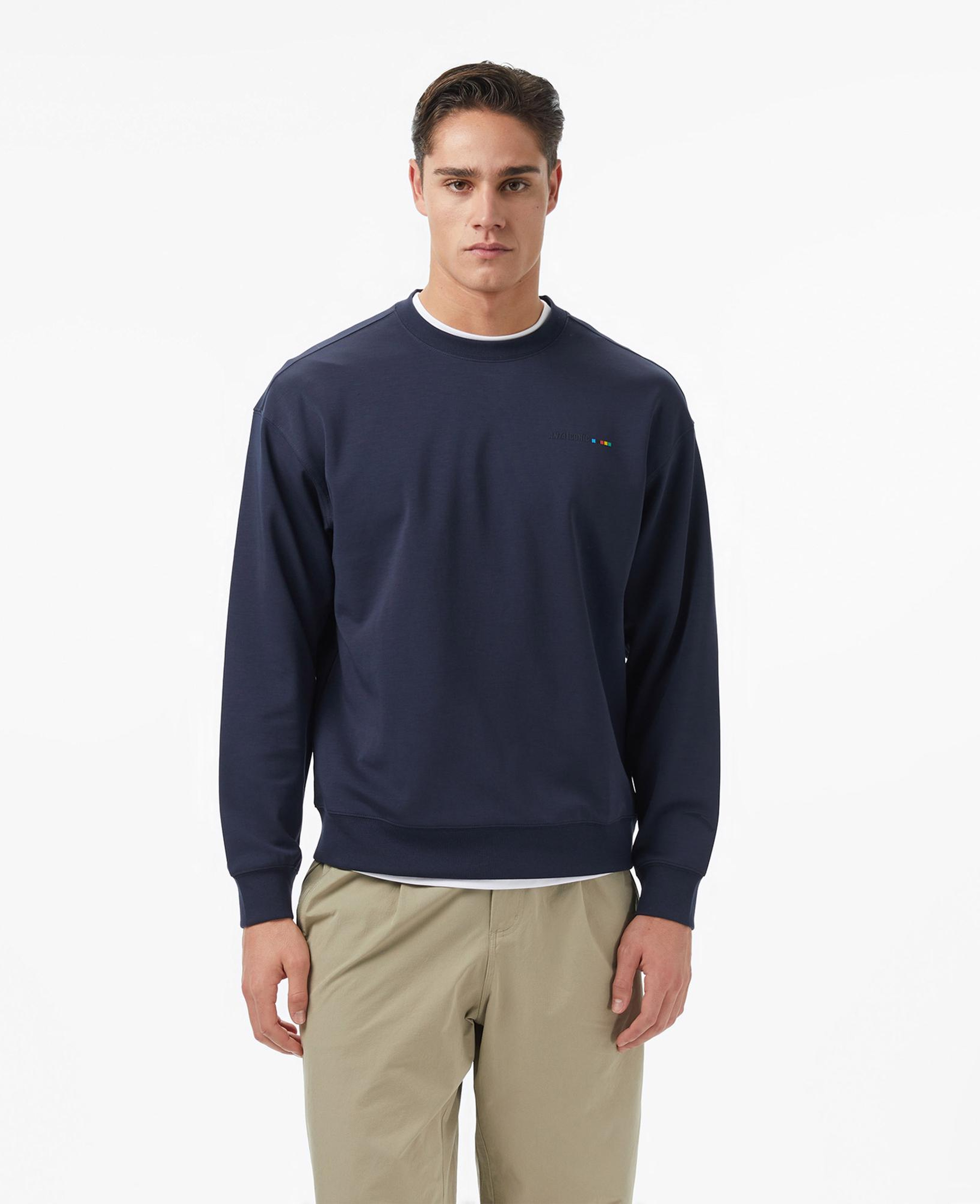 Anta Iconic Erkek Mavi Sweatshirt