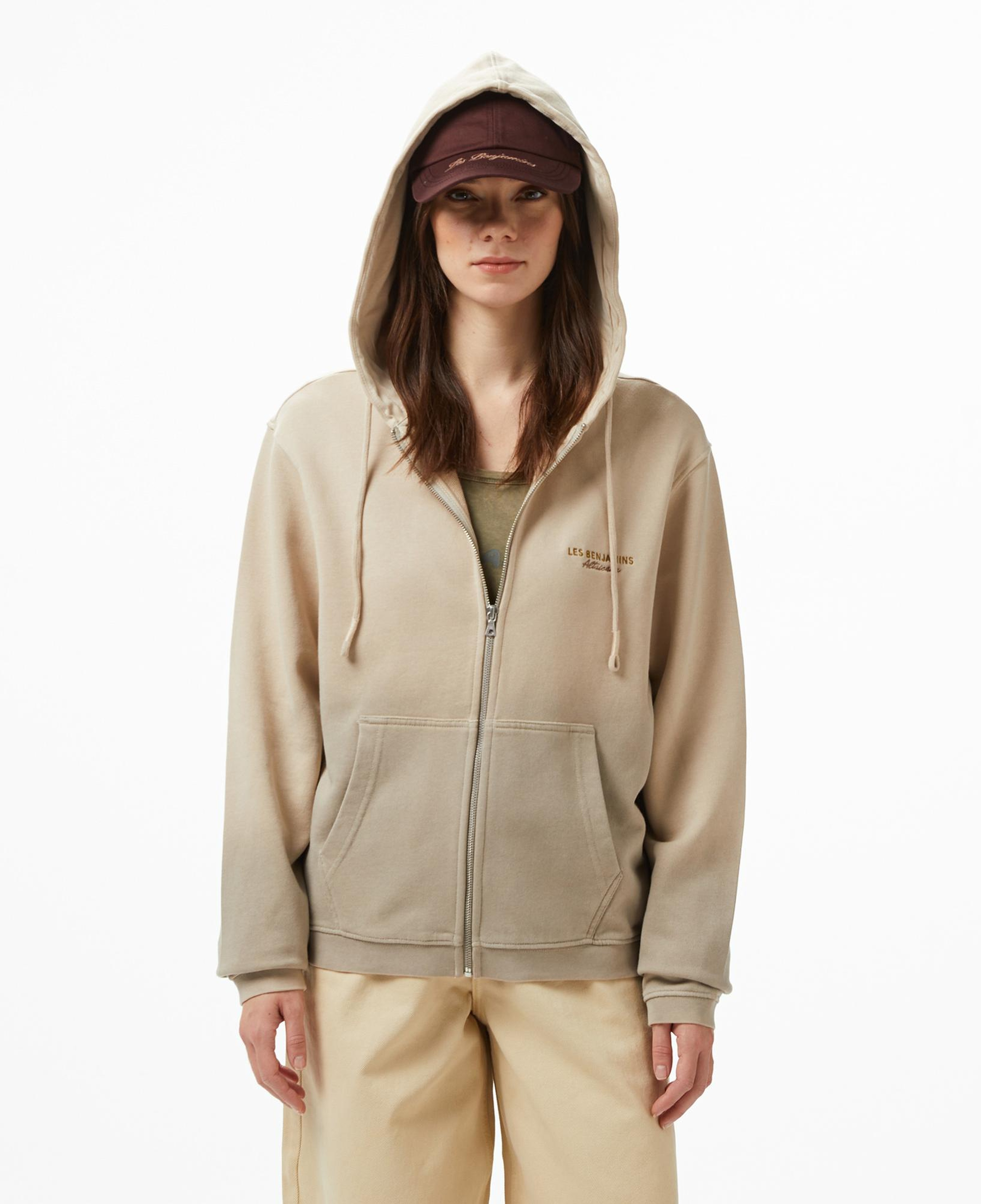 Les Benjamins Regular Fit Kadın Bej Sweatshirt