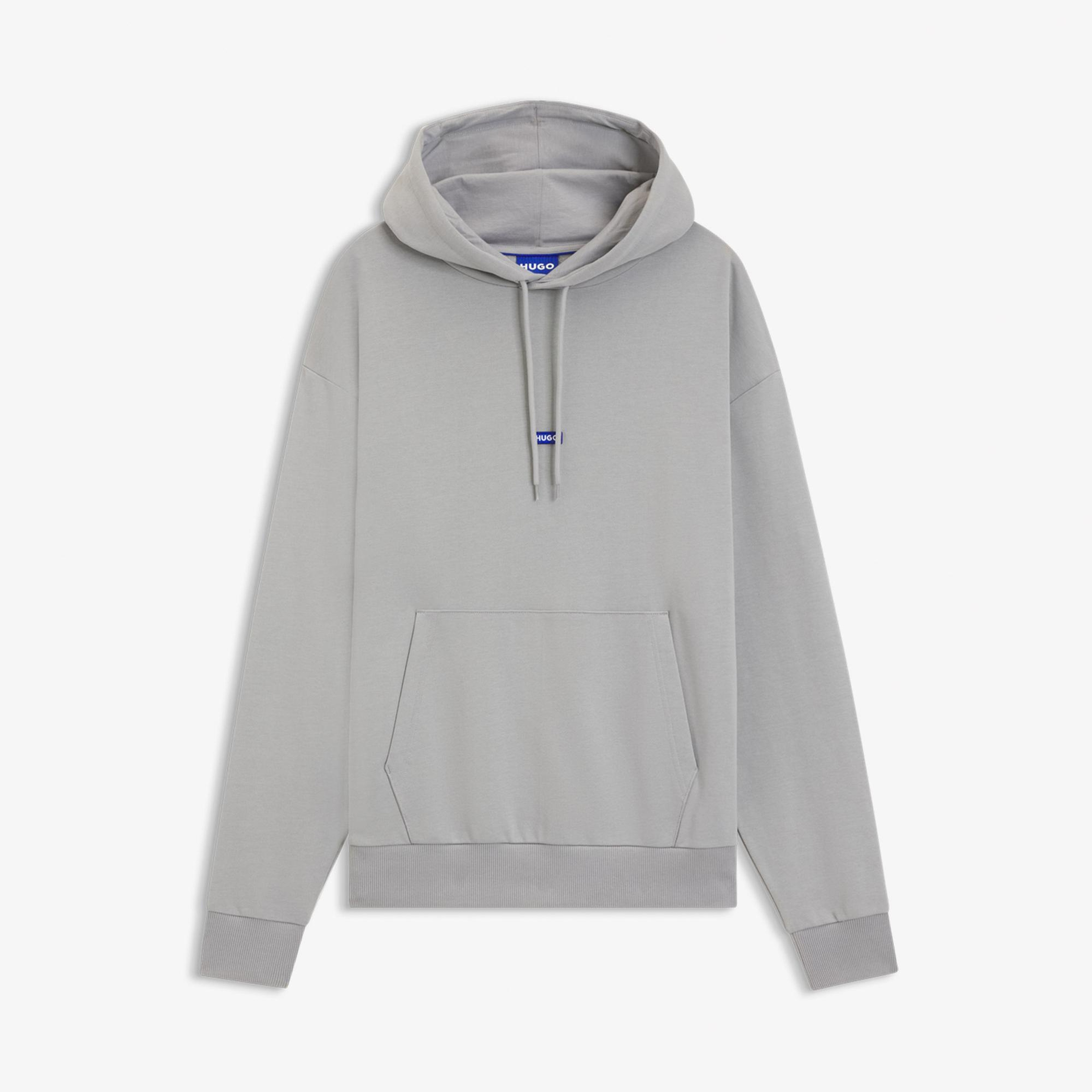 Hugo Boss Nalonso Erkek Gri Hoodie