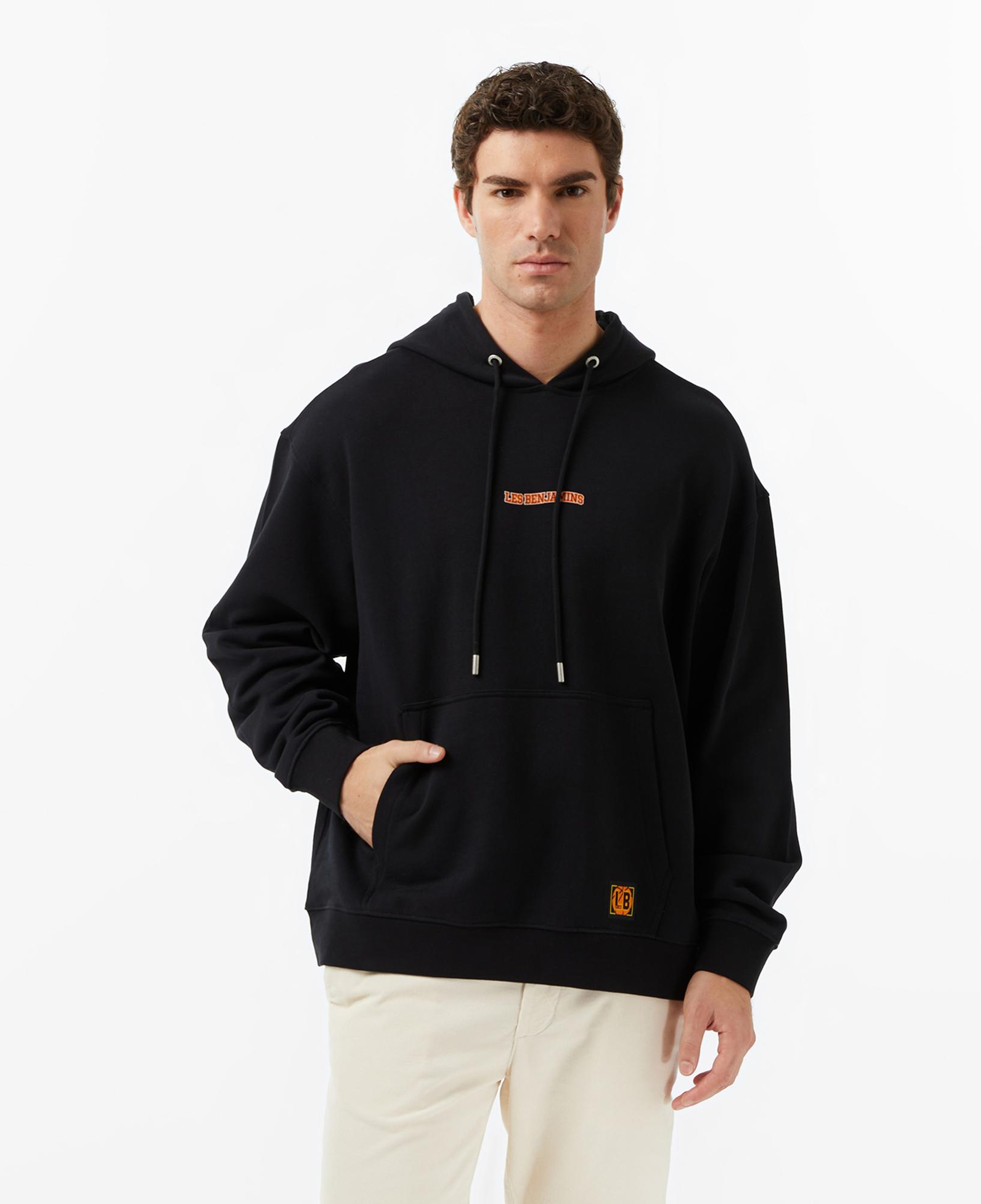Les Benjamins Essentials 702 Erkek Siyah Sweatshirt
