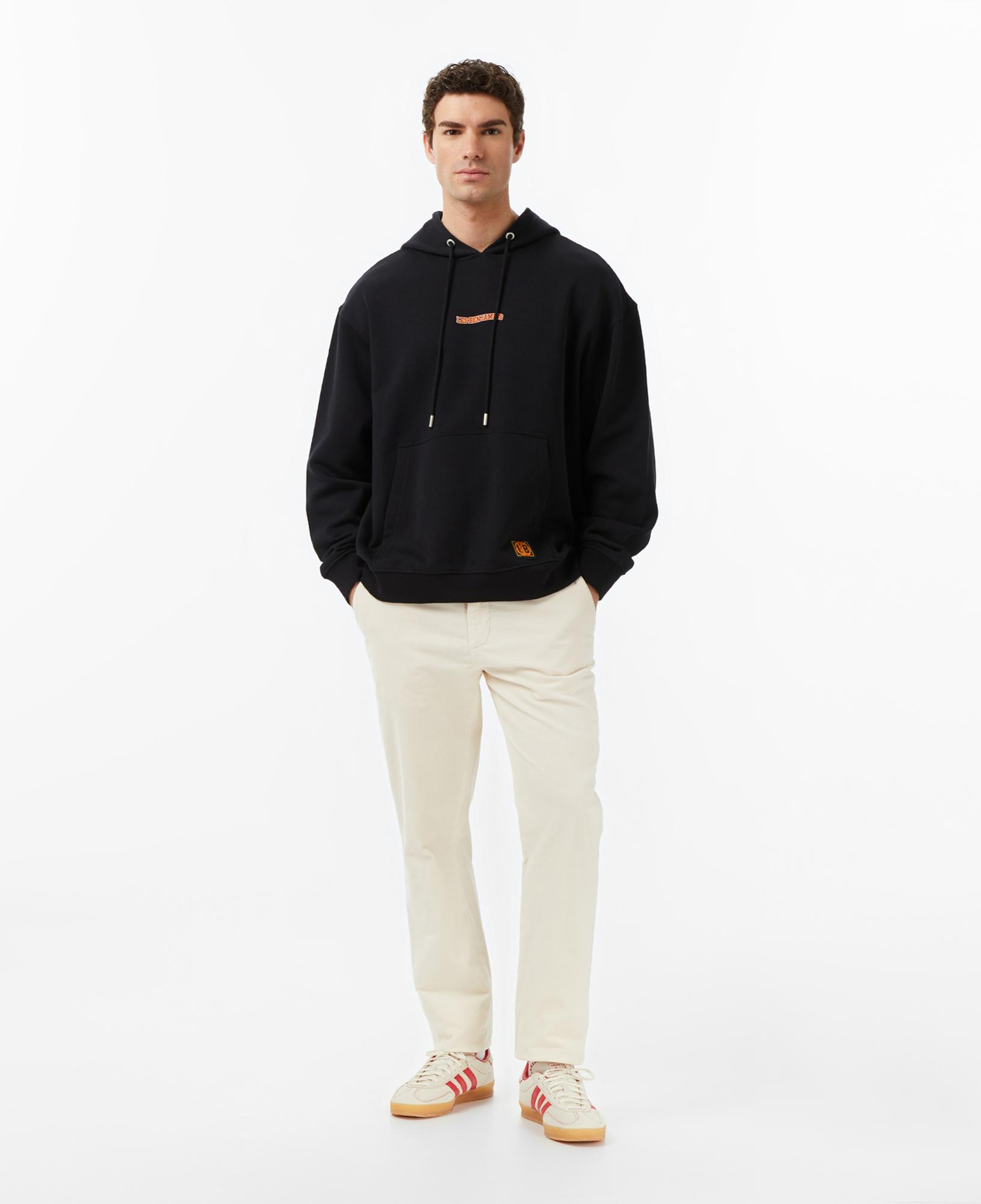 Les Benjamins Essentials 702 Erkek Siyah Sweatshirt