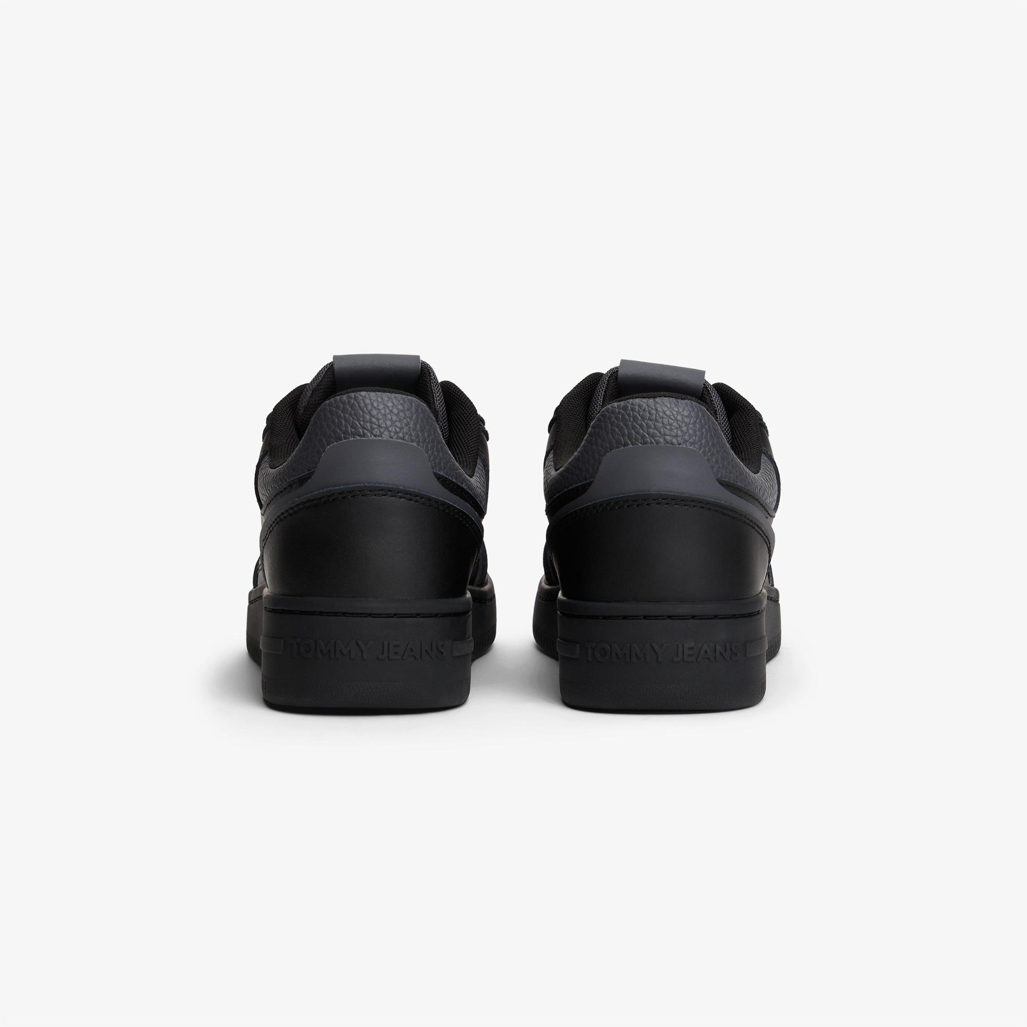Tommy Jeans Retro Basket Kadın Siyah Spor Ayakkabı