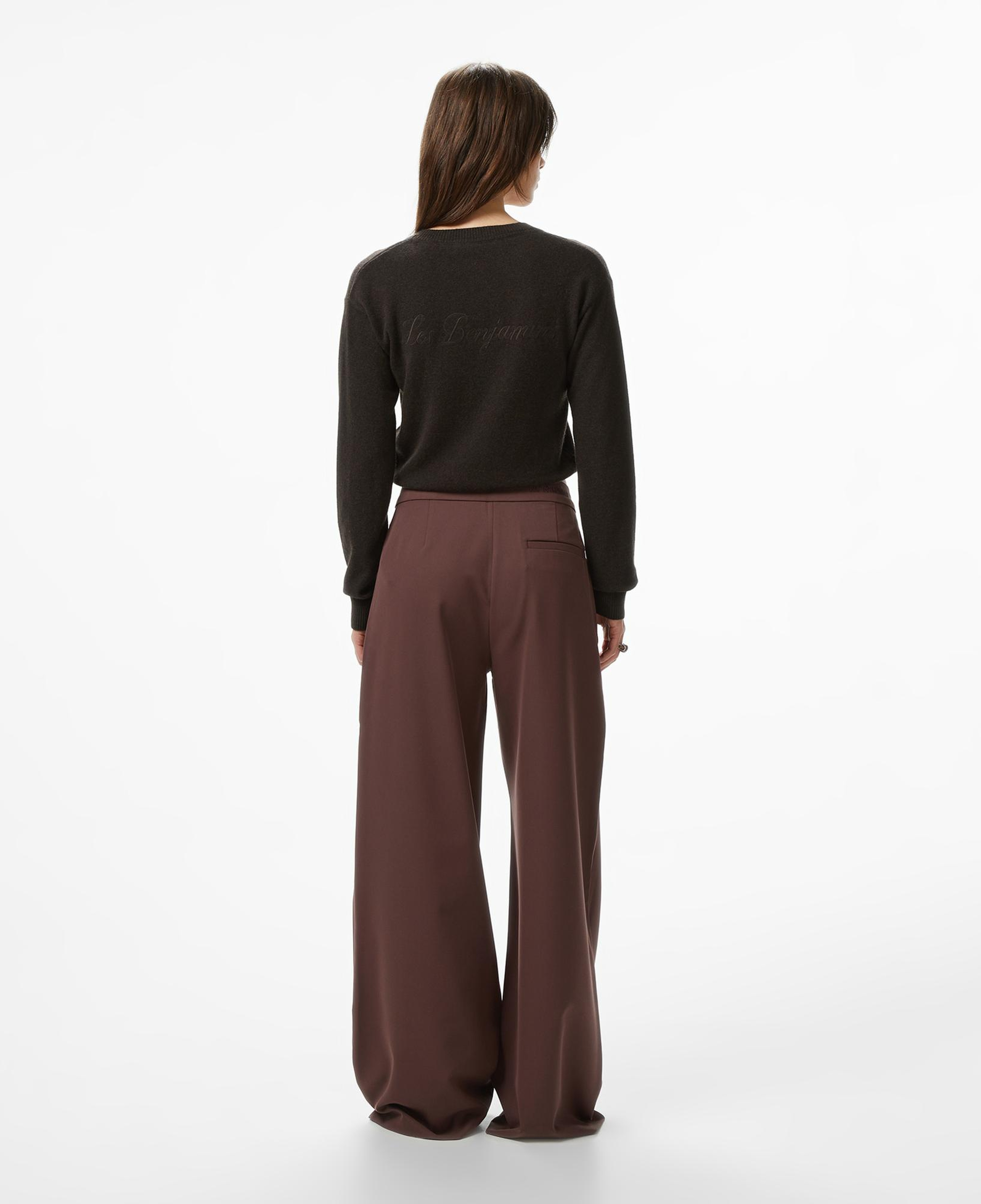 Les Benjamins Regular Fit Kadın Kahverengi Pantolon