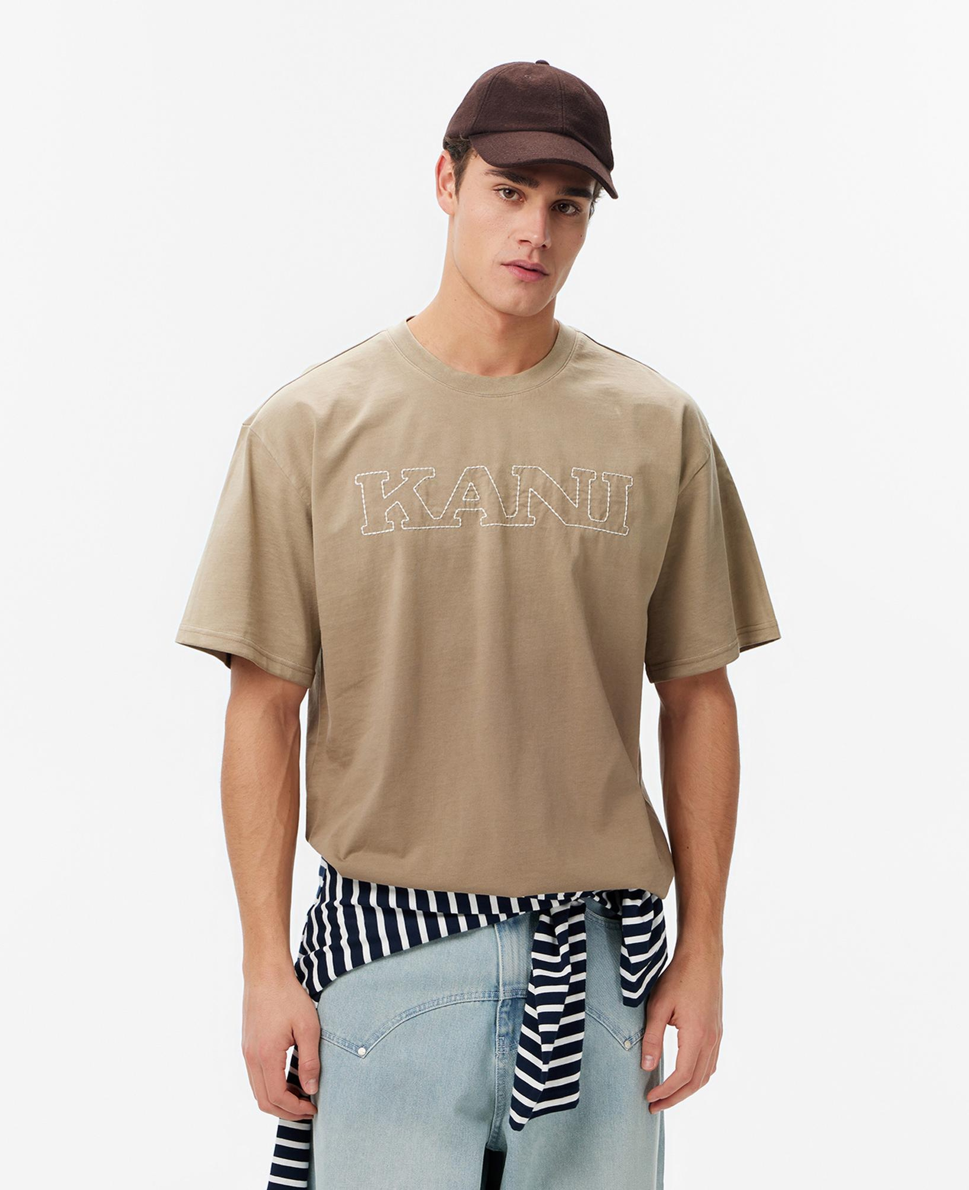 Karl Kani Retro Washed Denim Erkek Kahverengi T-Shirt