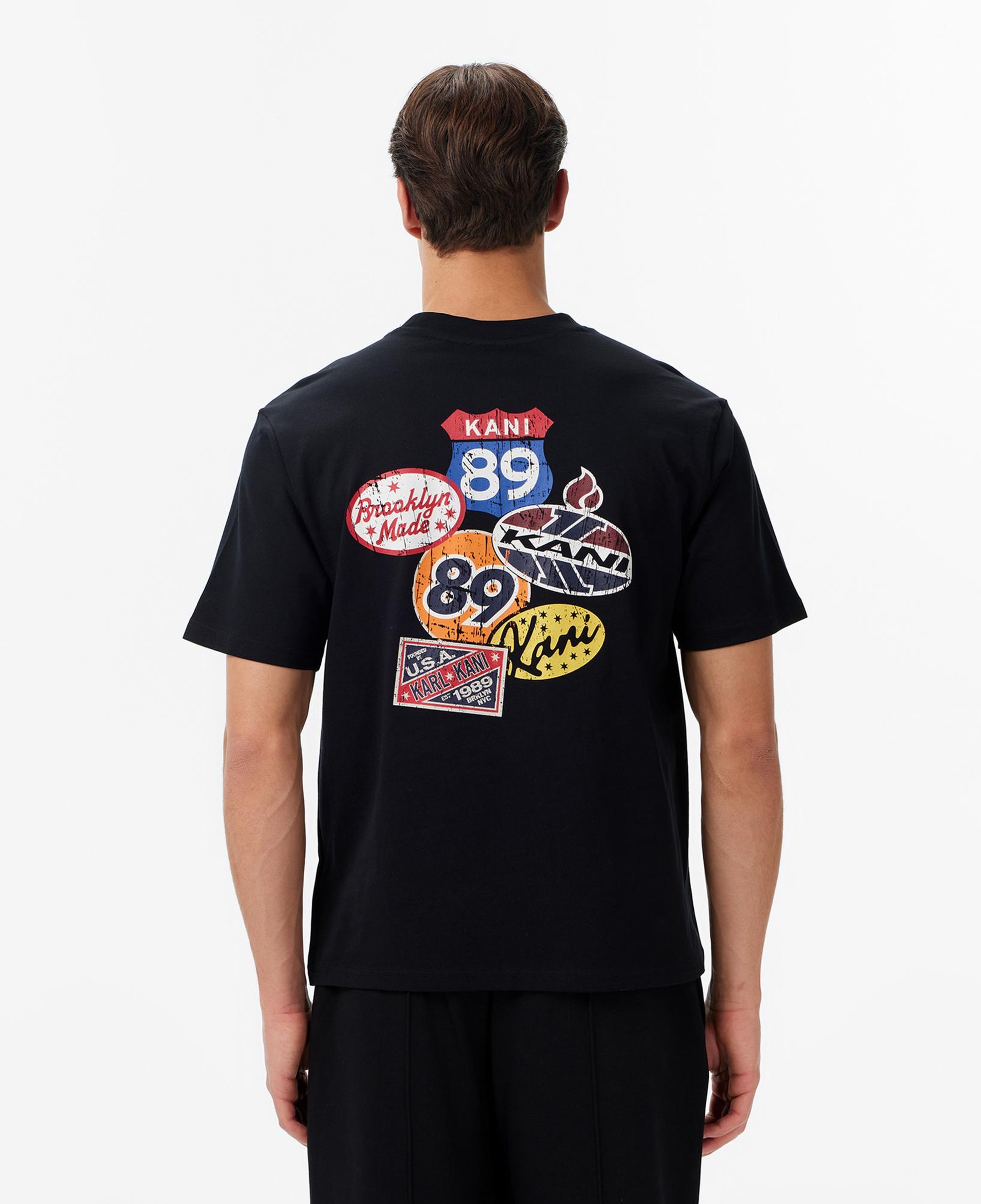 Karl Kani Retro Patch Print Erkek Siyah T-Shirt