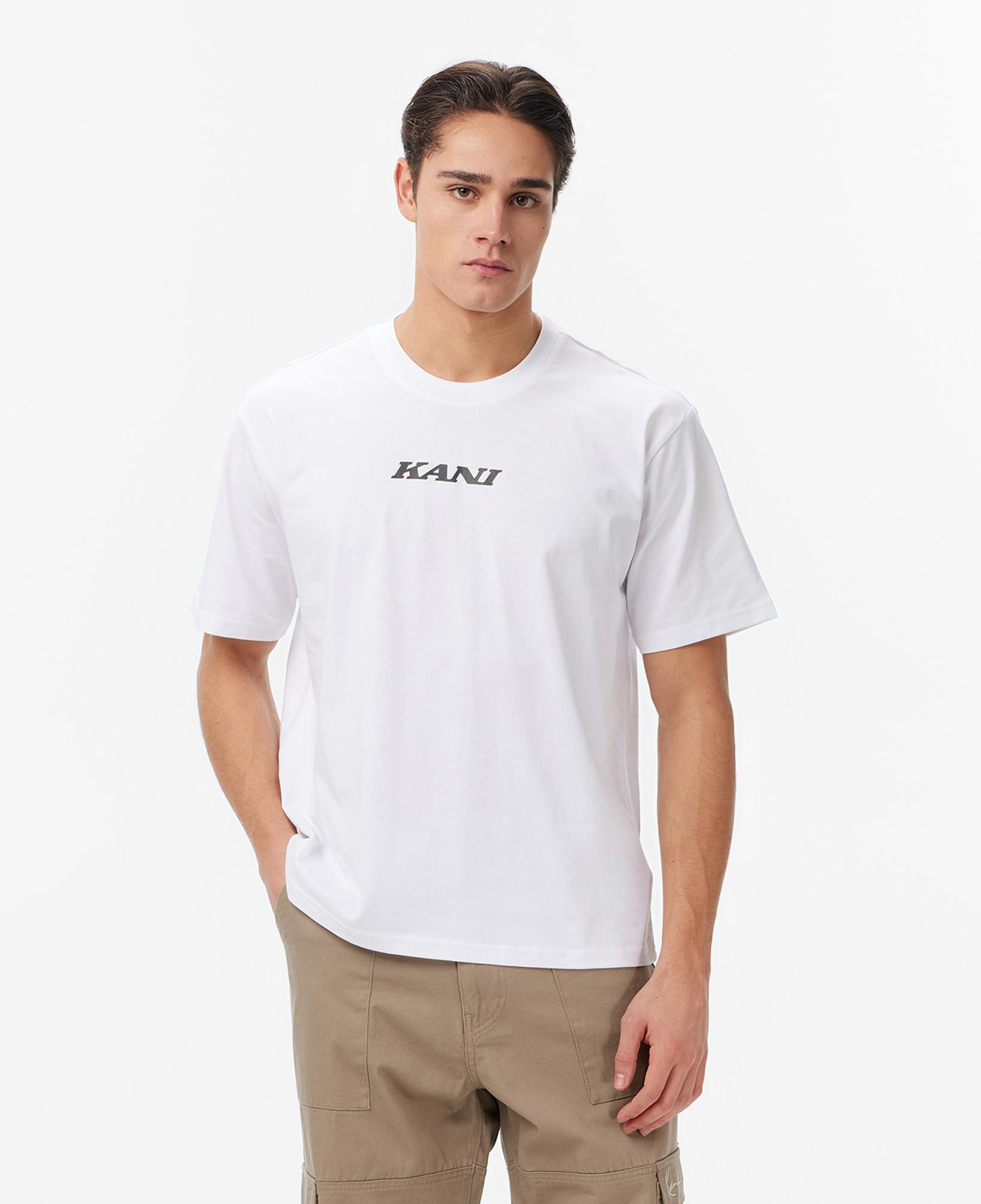 Karl Kani Retro Patch Print Erkek Beyaz T-Shirt
